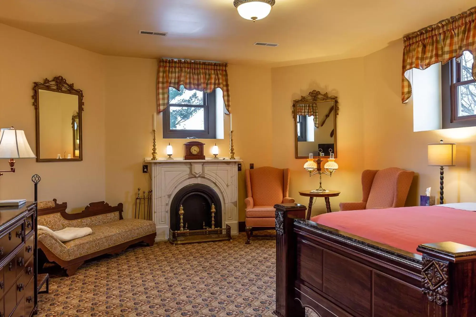 Seating area in Steele Mansion Inn & Gathering Hub