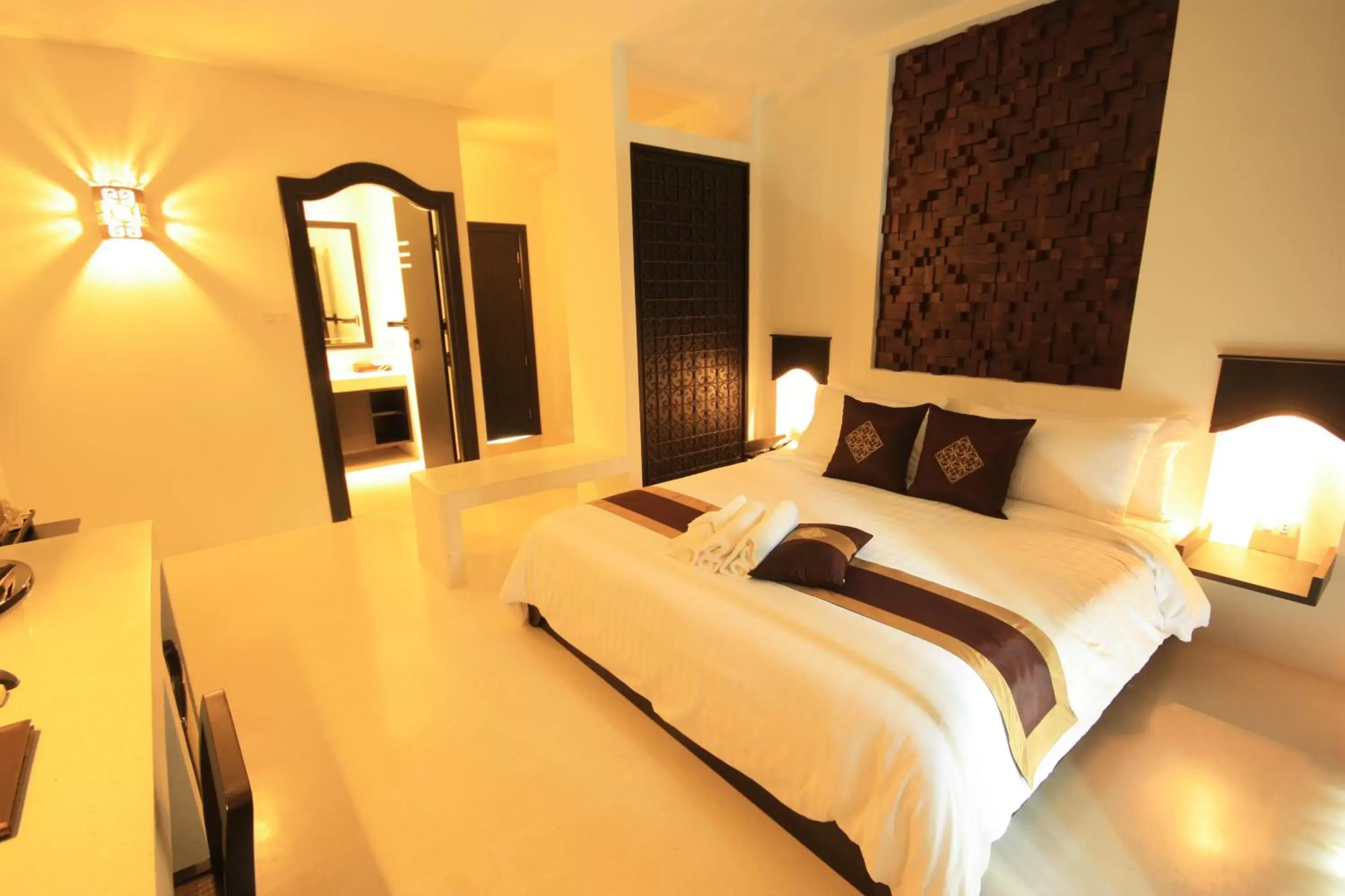 Bedroom, Bed in Numsai Khaosuay Resort Bedroom, Bed in Numsai Khaosuay Resort