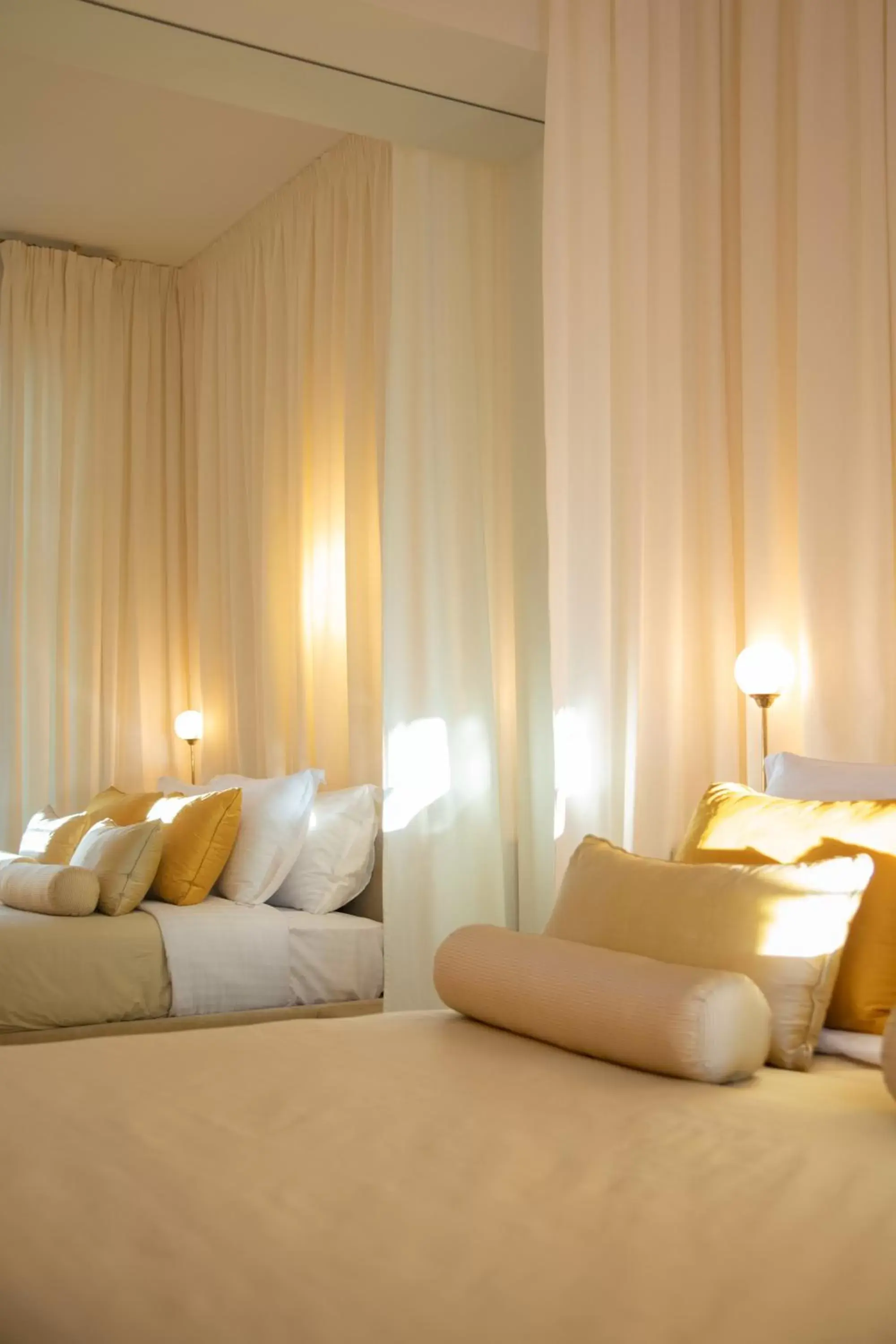 Bed in Apollo Palm Hotel