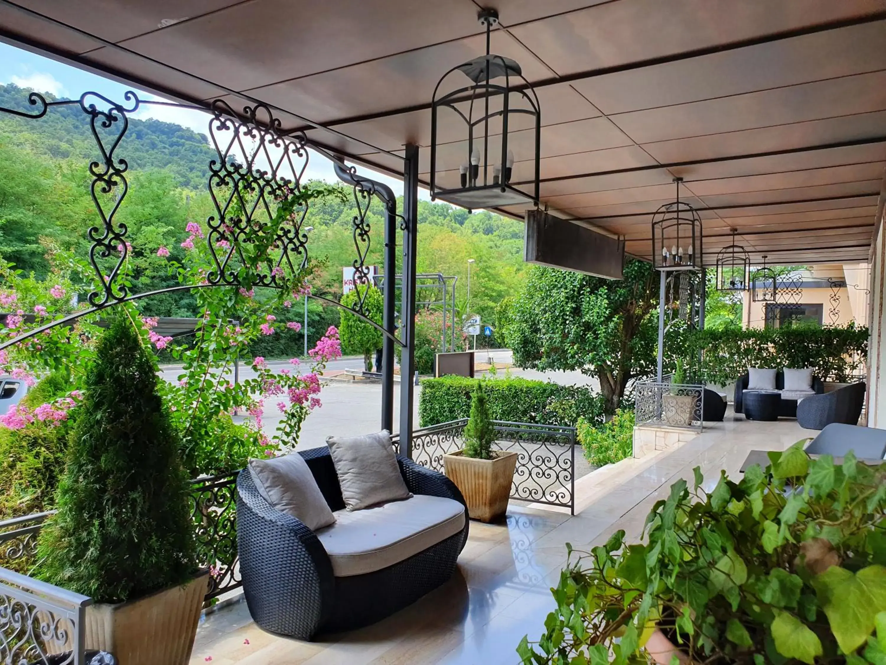 Patio in Hotel Gialletti