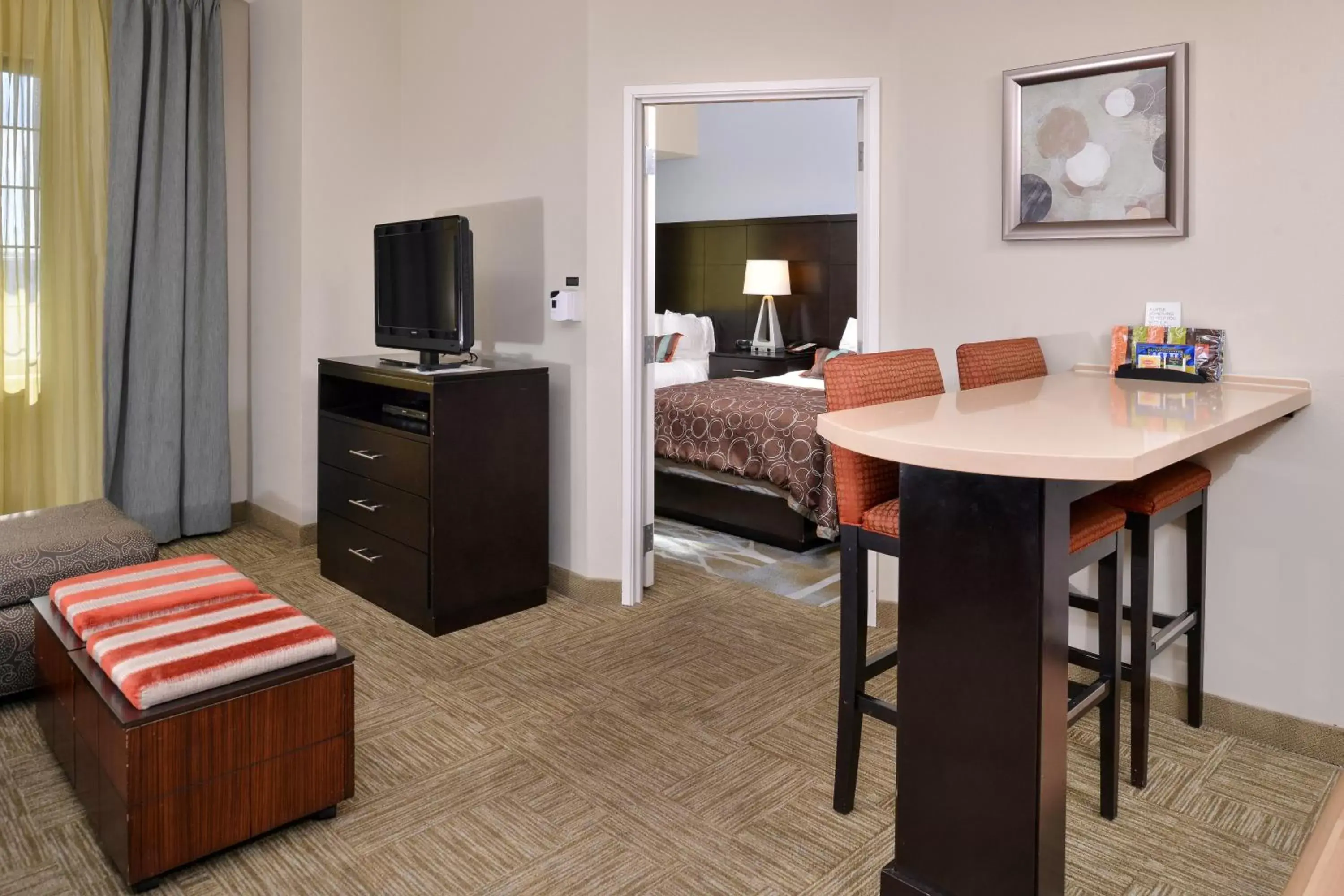 Photo of the whole room, TV/Entertainment Center in Staybridge Suites San Antonio-Stone Oak, an IHG Hotel