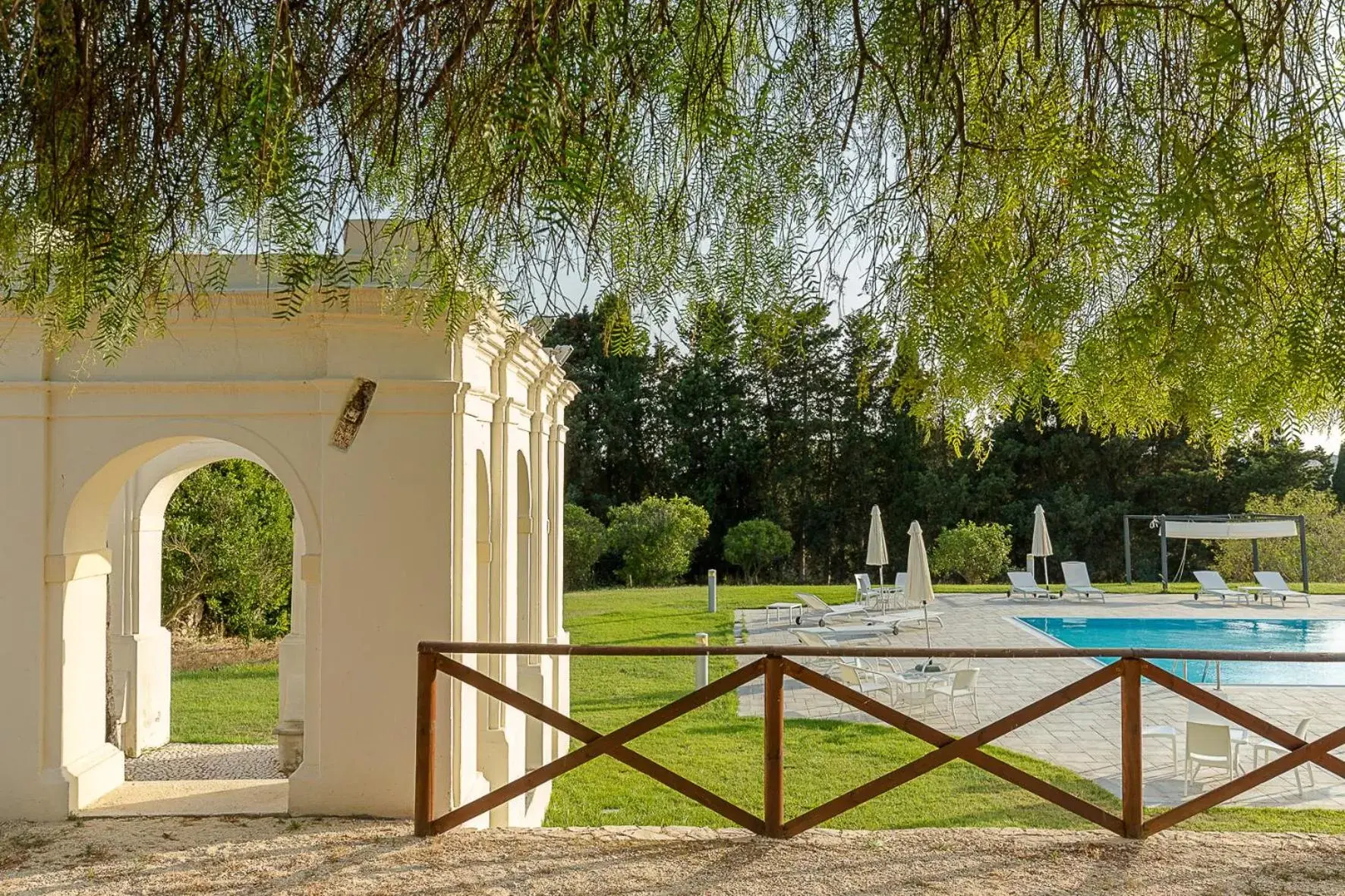 Garden view in Hotel Villa Calandrino