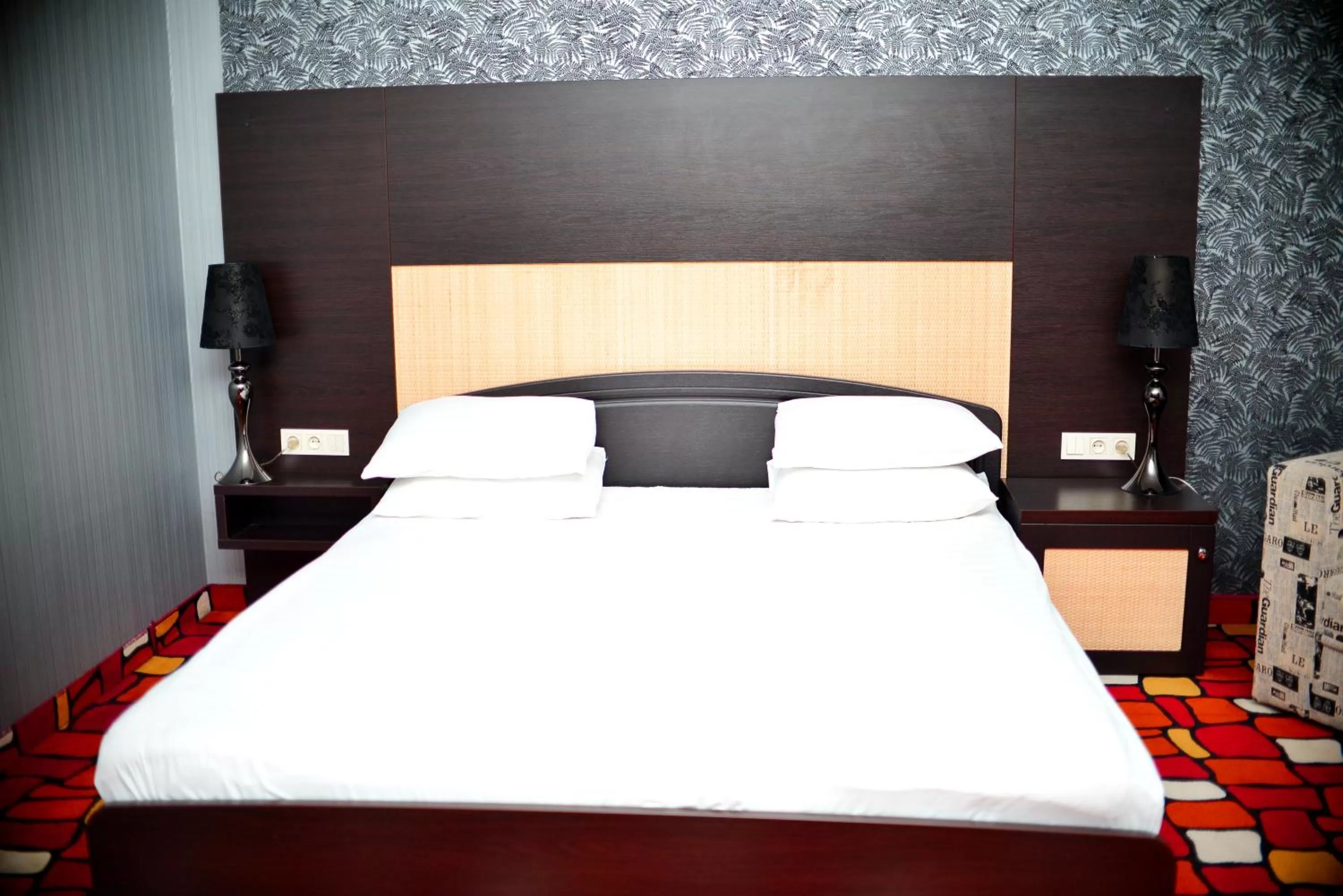 Bed in Sapar Standart Hotel