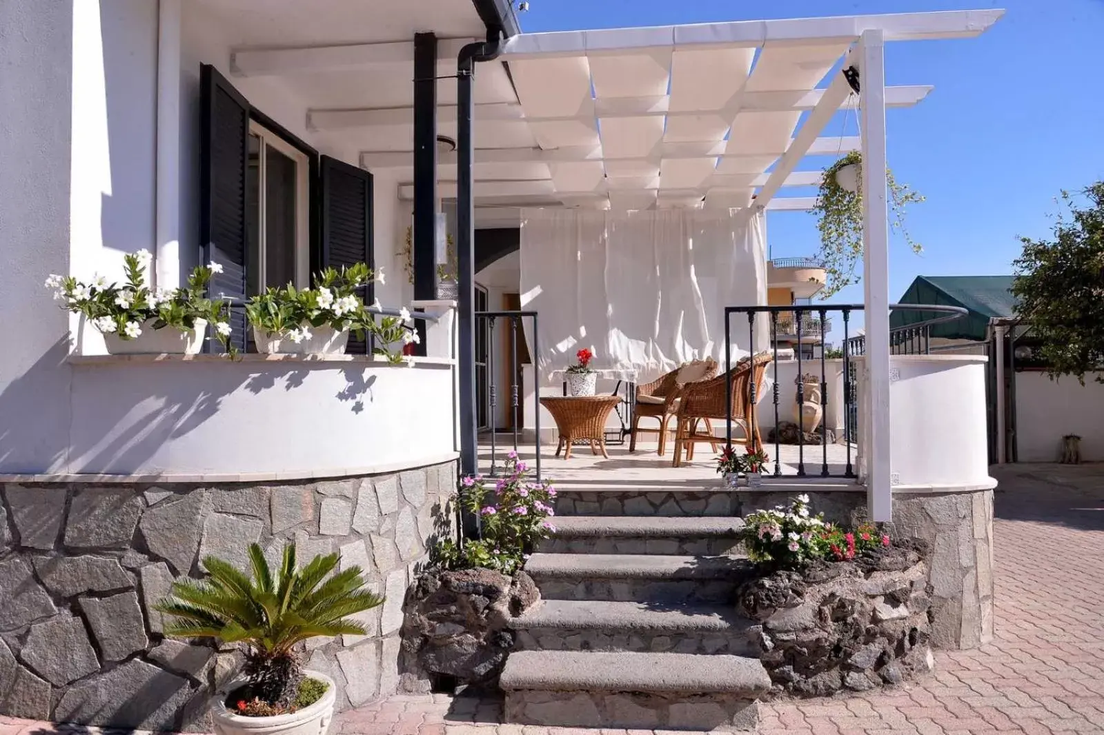 Balcony/Terrace in B&B VESUVIAN STONE