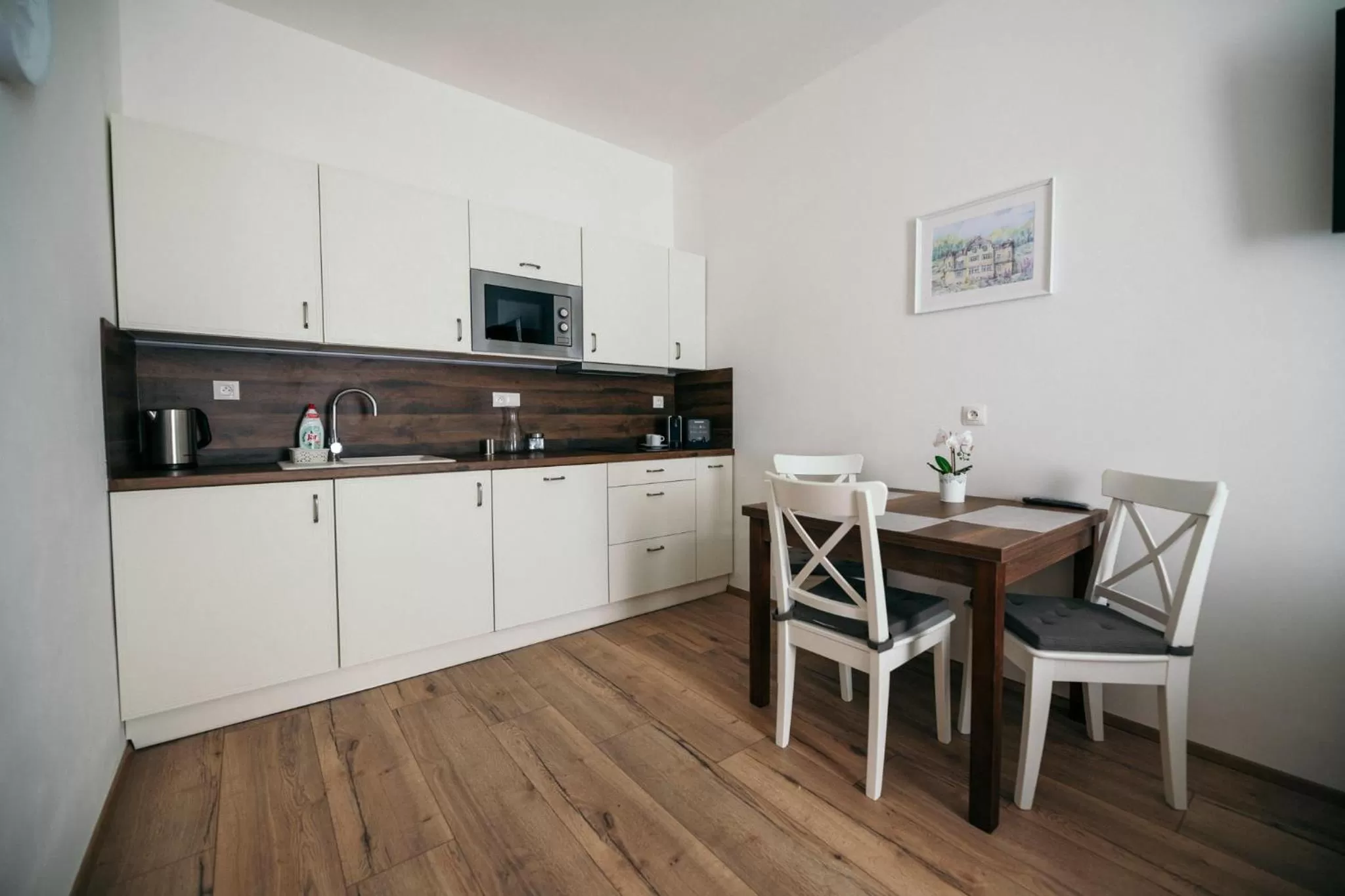 Kitchen or kitchenette in Vila Jáchymov