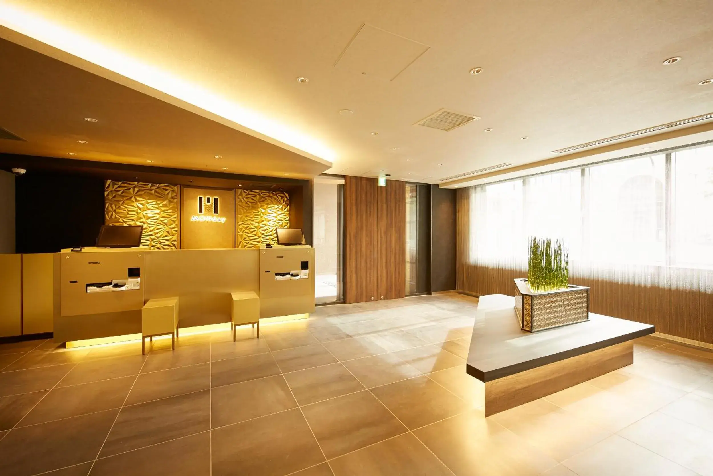 Lobby/Reception in hotel MONday KYOTO MARUTAMACHI