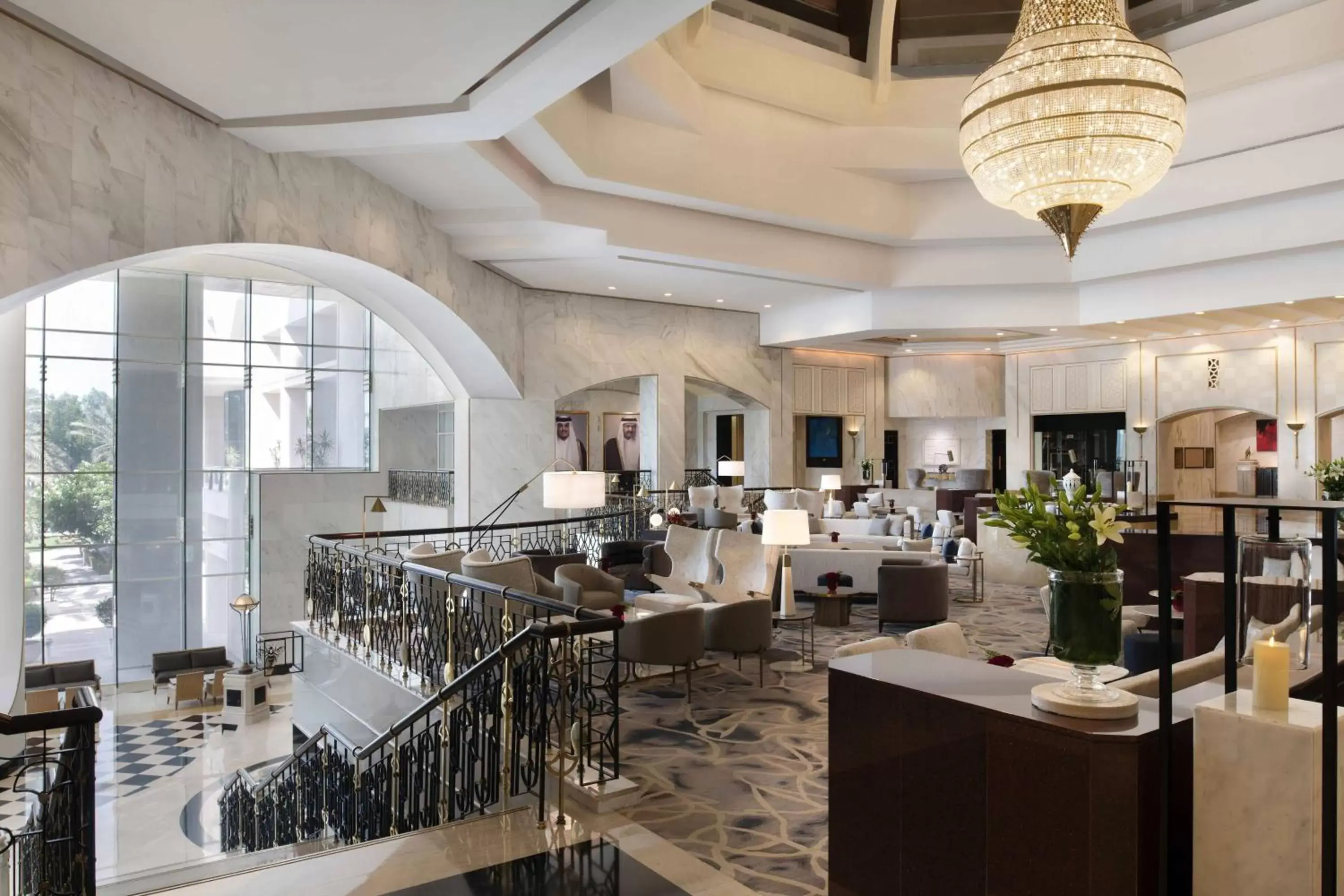 Lobby or reception, Restaurant/Places to Eat in The Ritz-Carlton, Doha