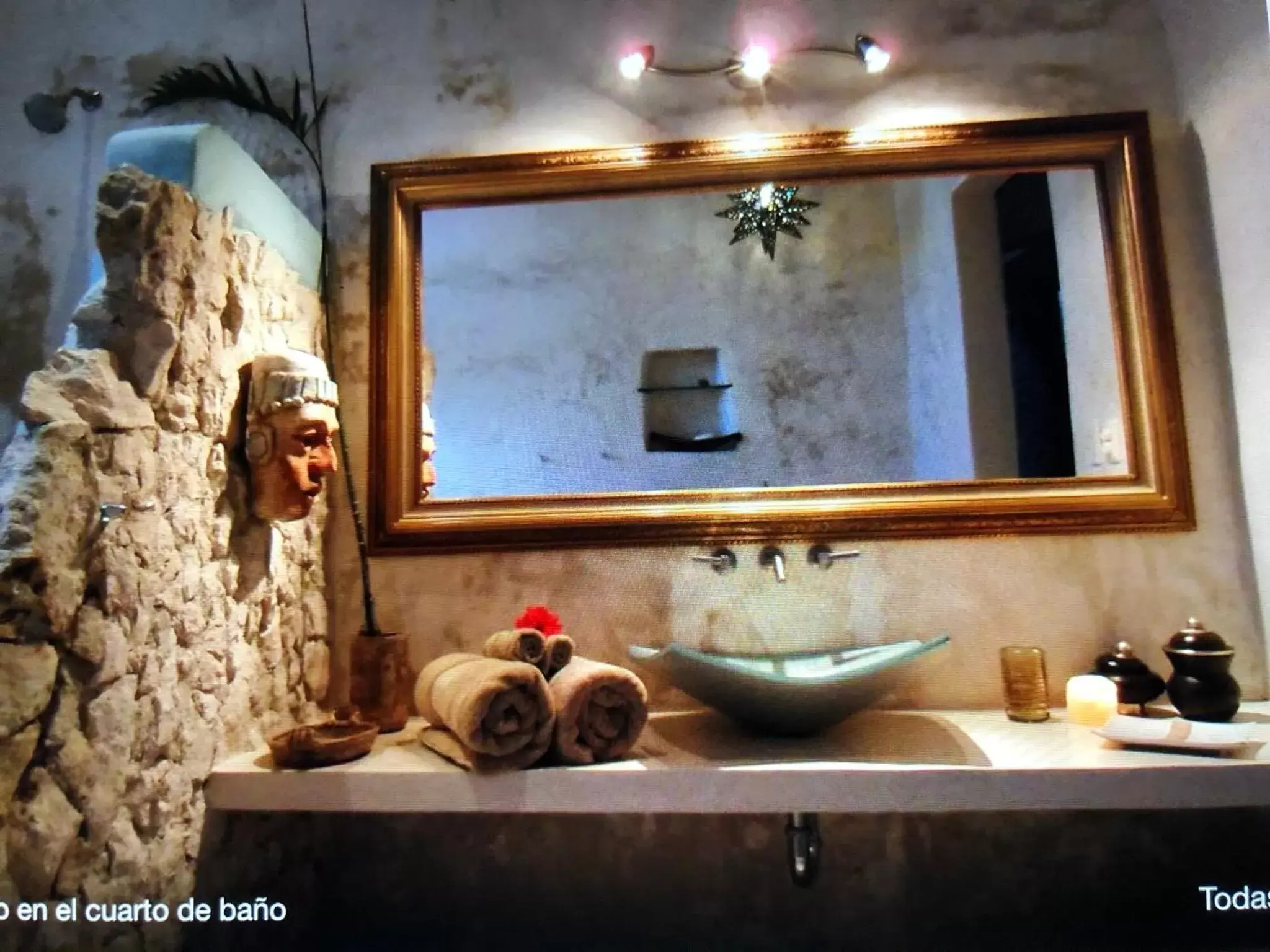 Bathroom in Hacienda Sacnicte