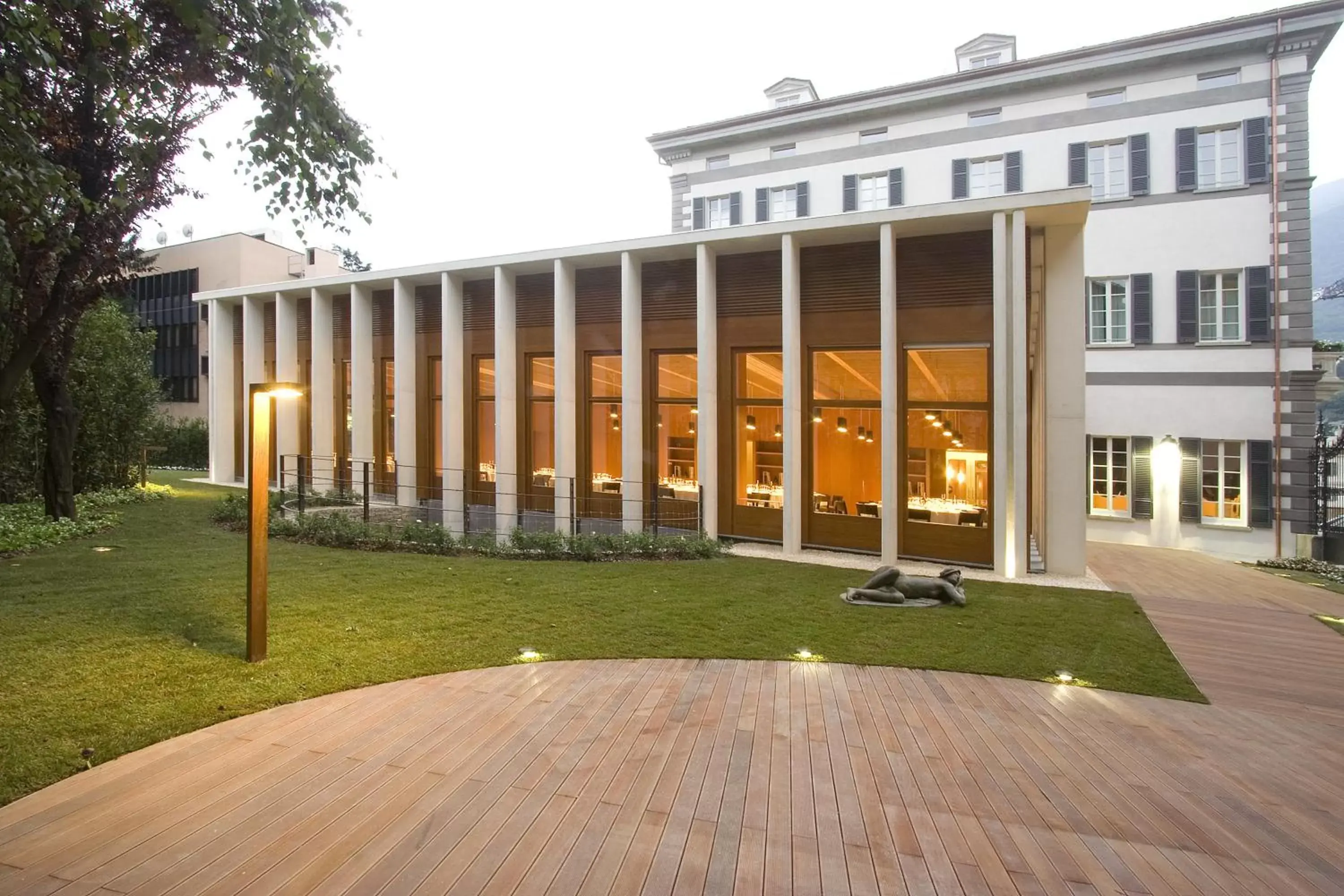 Garden, Property Building in Grand Hotel Della Posta