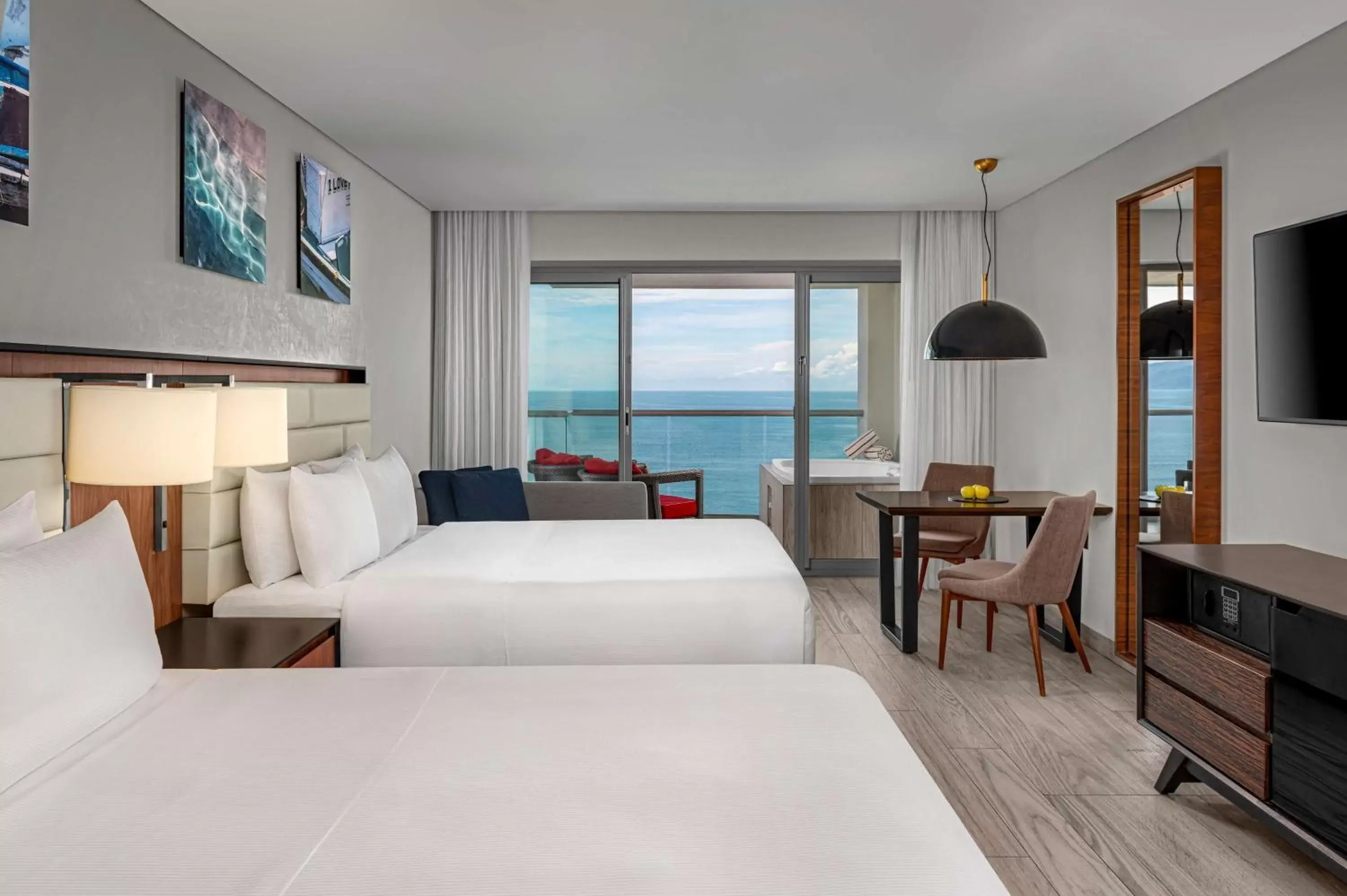 Bed in Hilton Vallarta Riviera All-Inclusive Resort,Puerto Vallarta