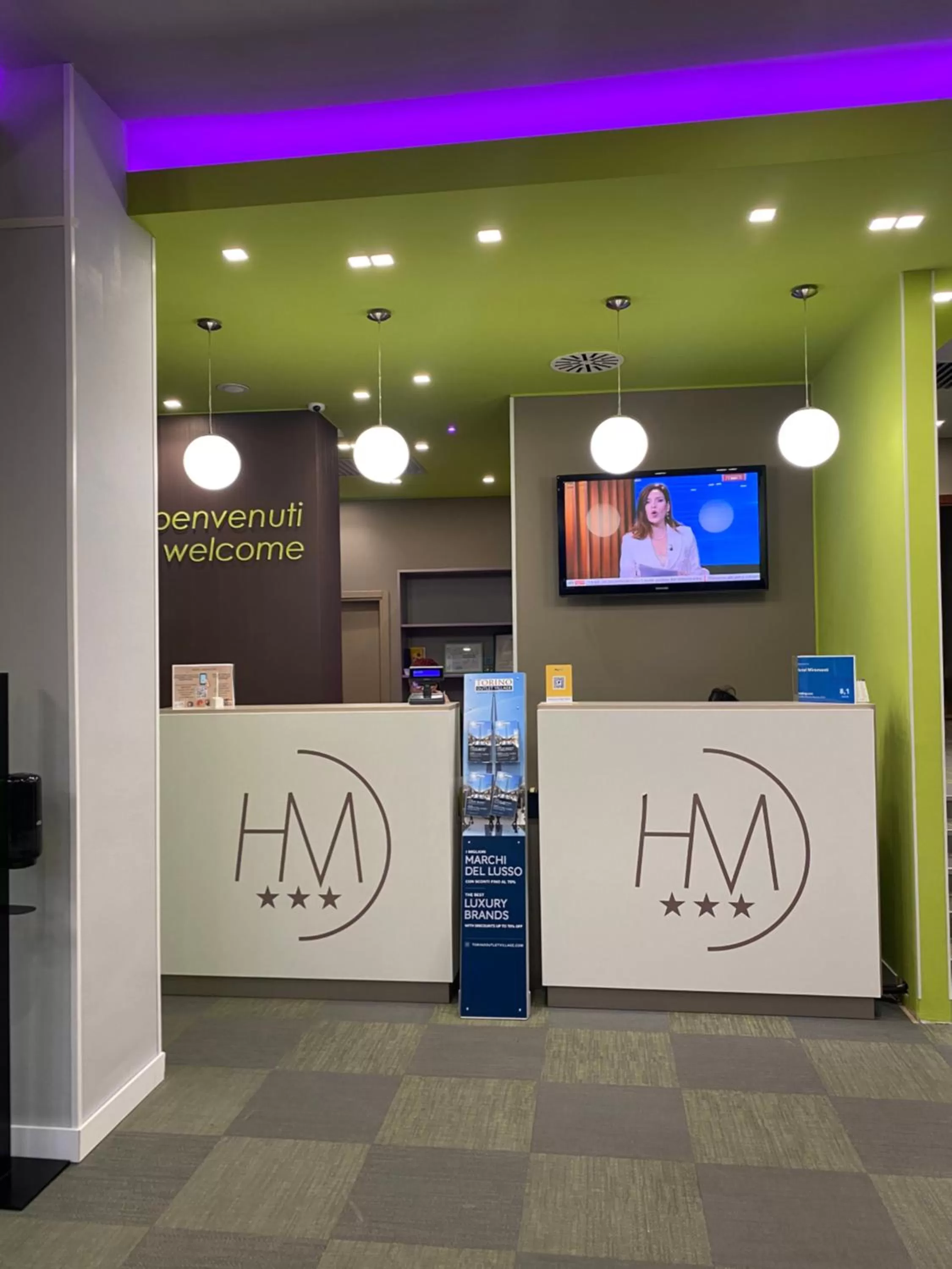 Lobby or reception in Hotel Miramonti