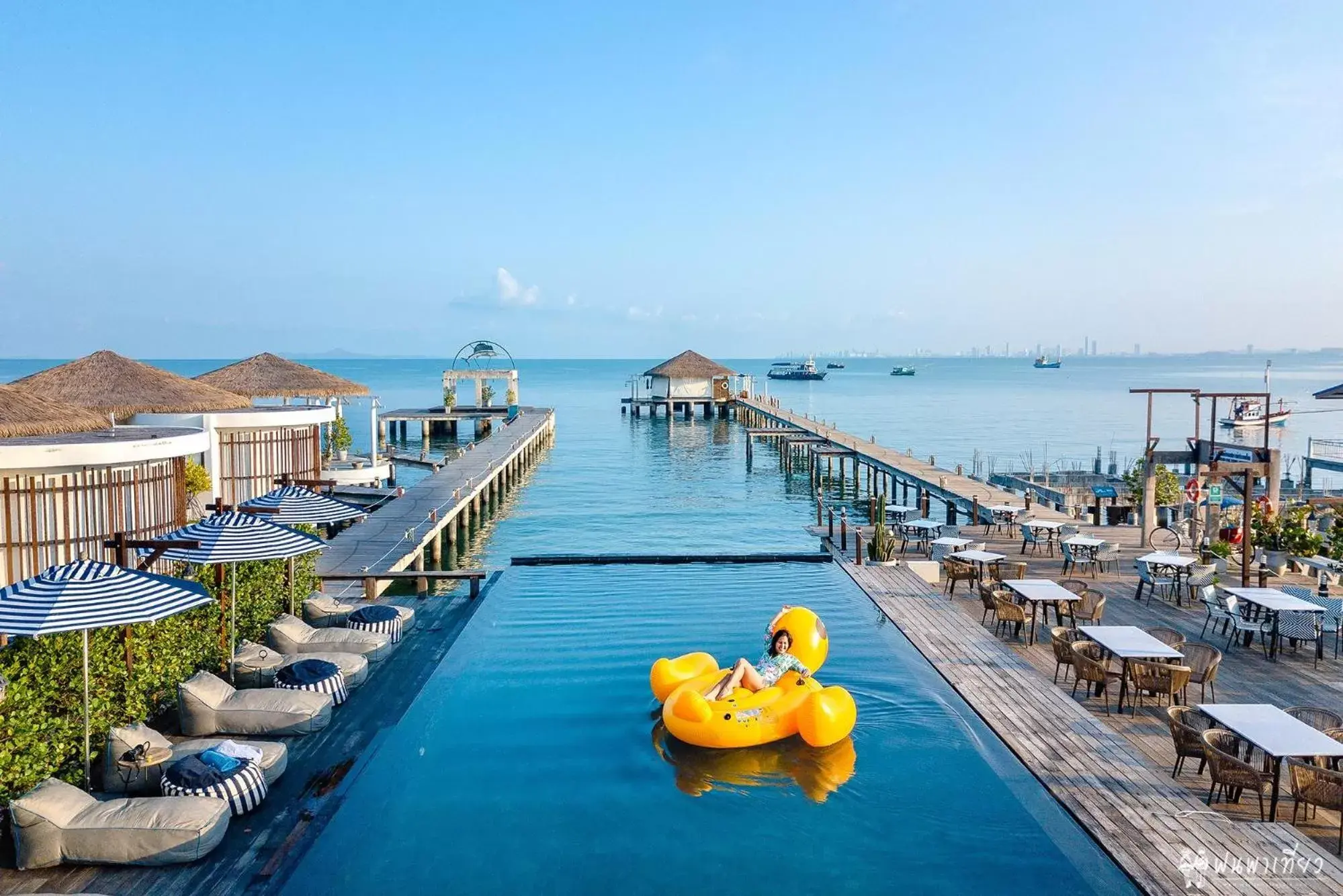 Pool view in Kept Bangsaray Hotel Pattaya