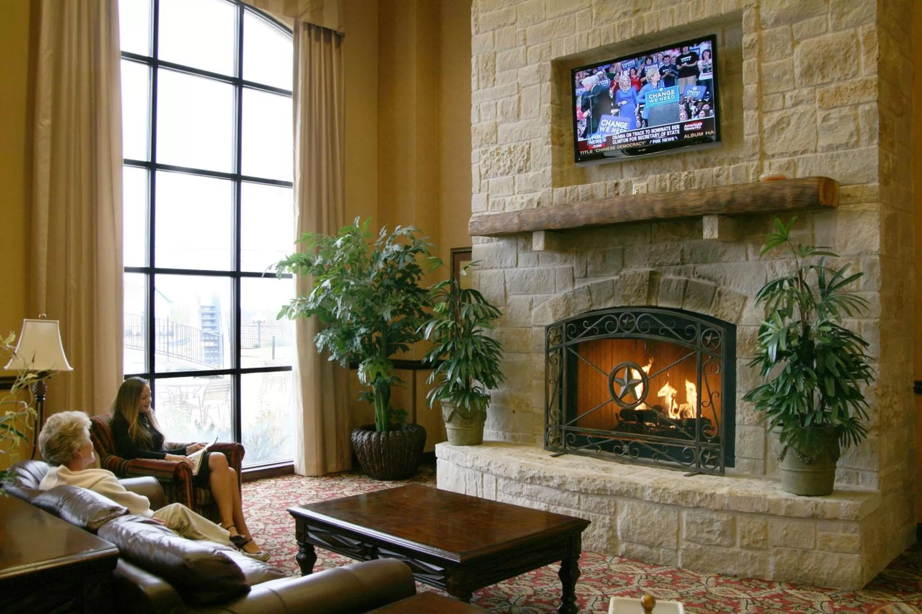 Lobby or reception in Hampton Inn & Suites Fredericksburg