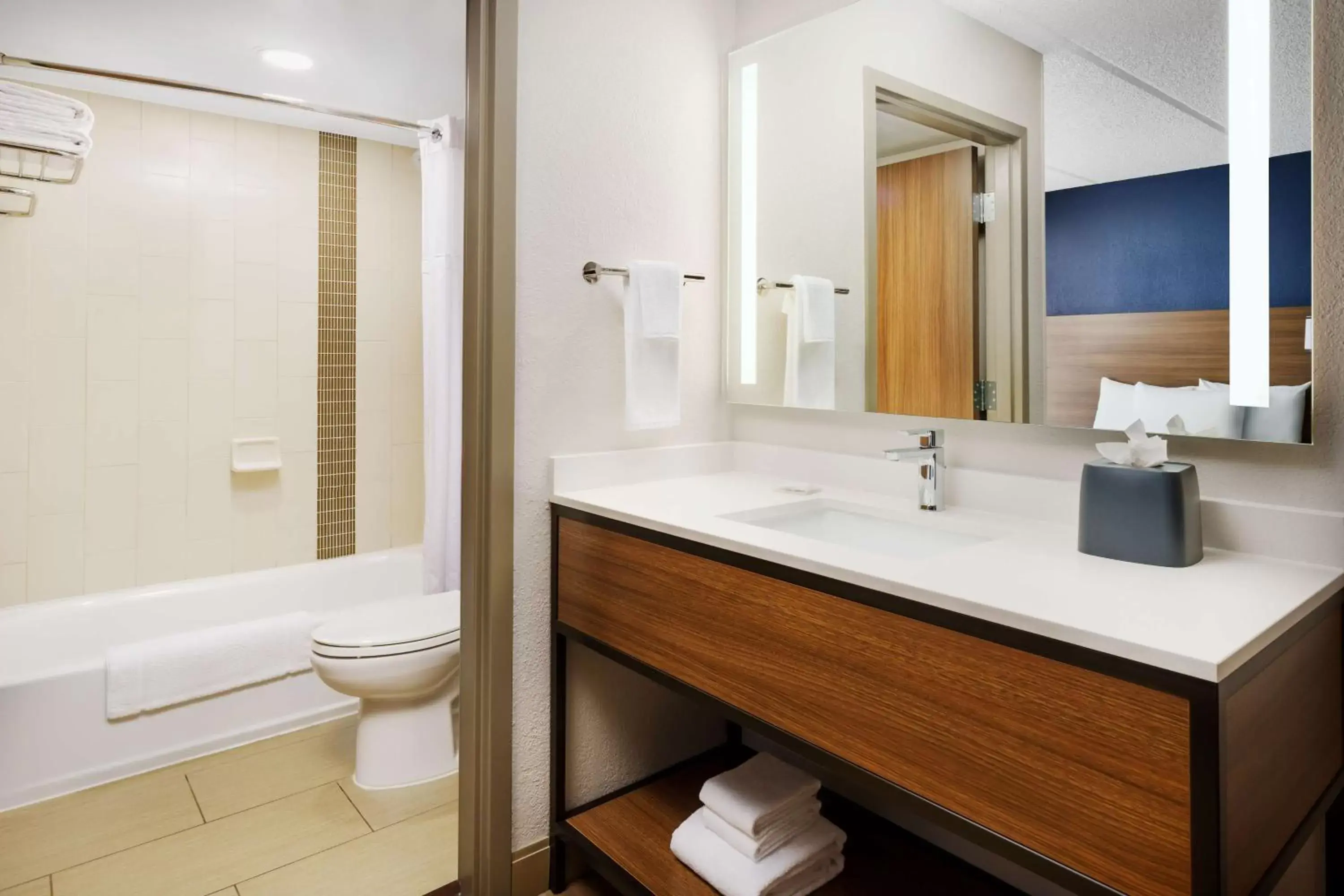Bathroom in Hyatt Place across from Universal Orlando Resort