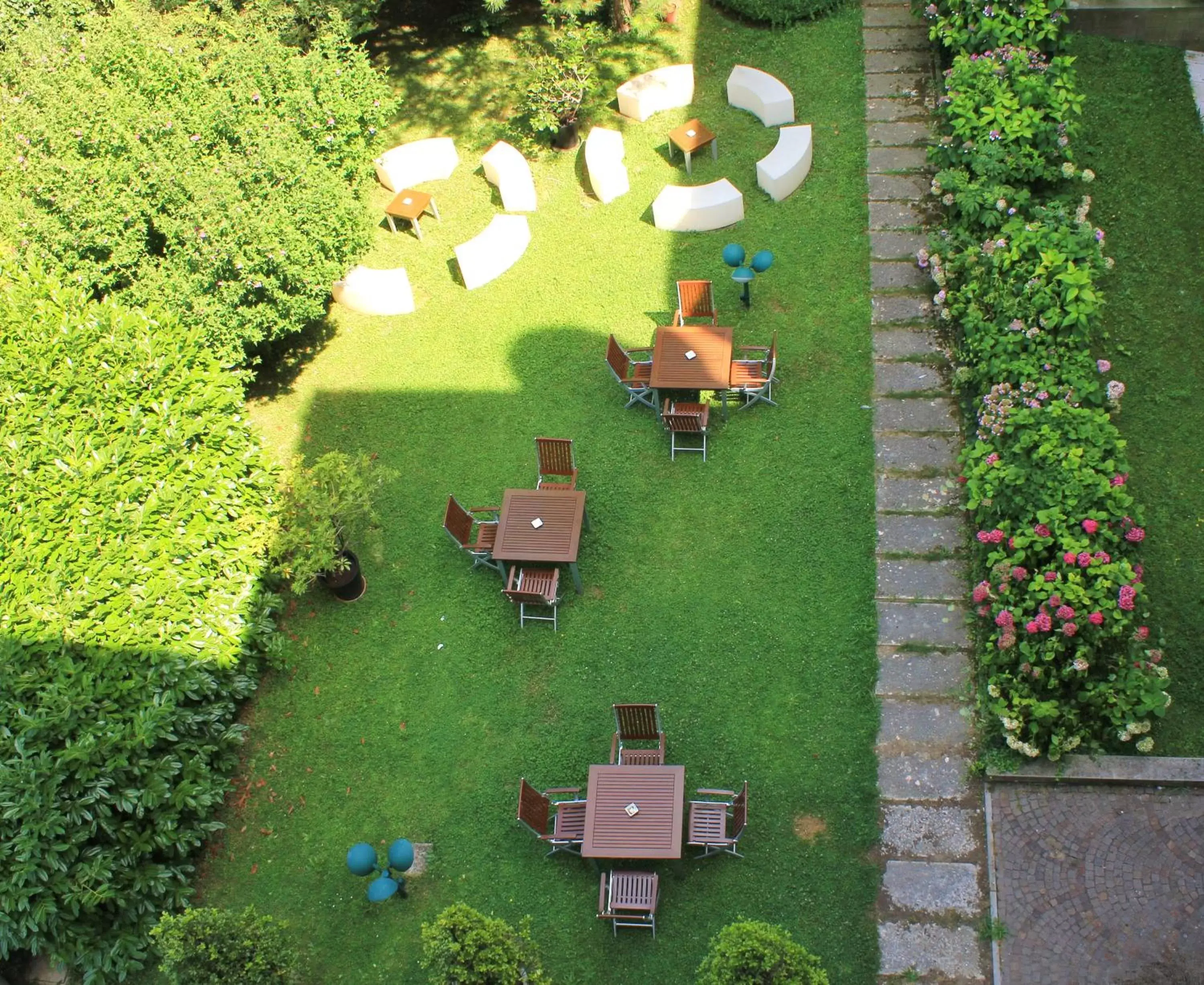 Garden, Bird's-eye View in Venice Michelangelo Hotel