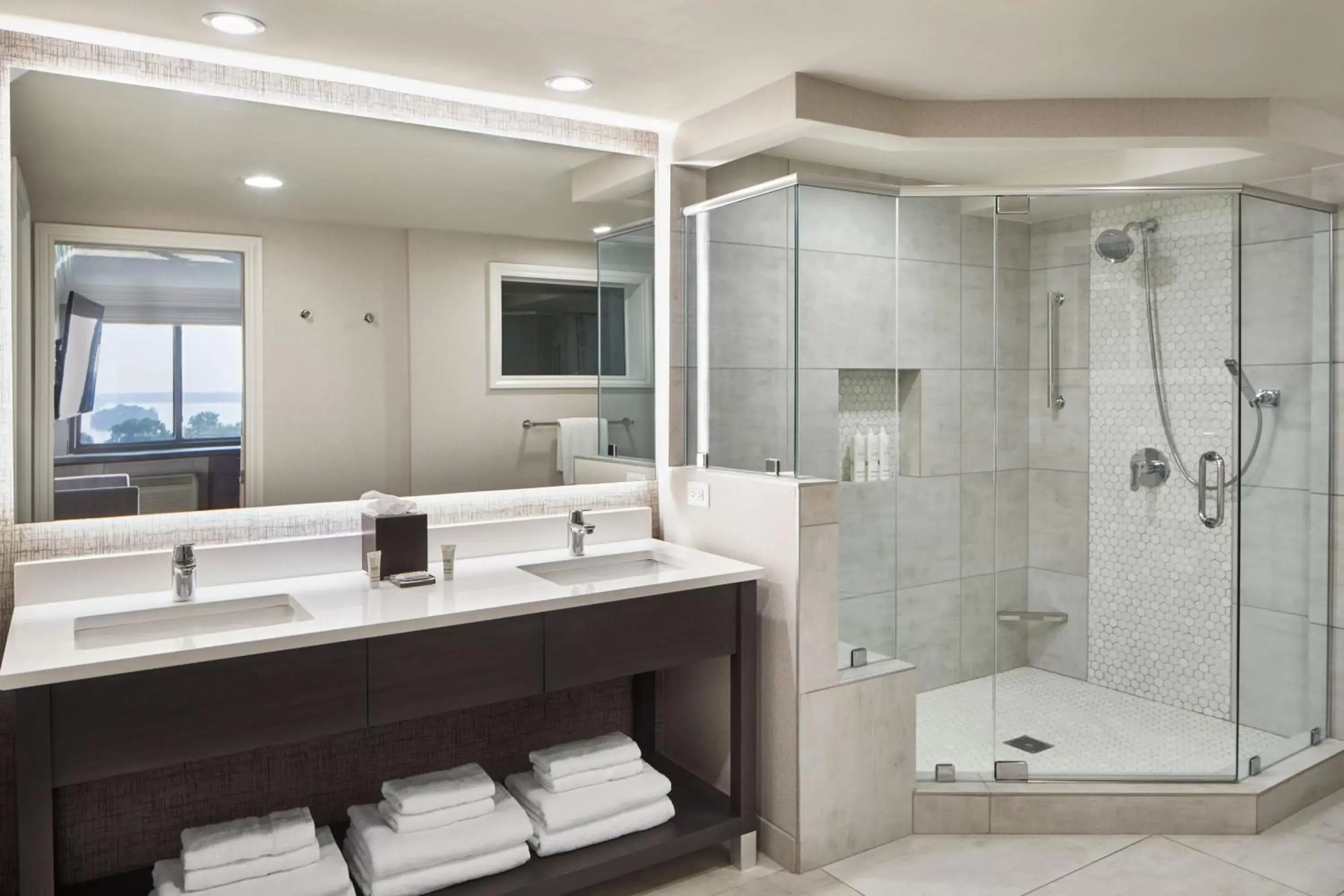 Bathroom in Ann Arbor Marriott Ypsilanti at Eagle Crest