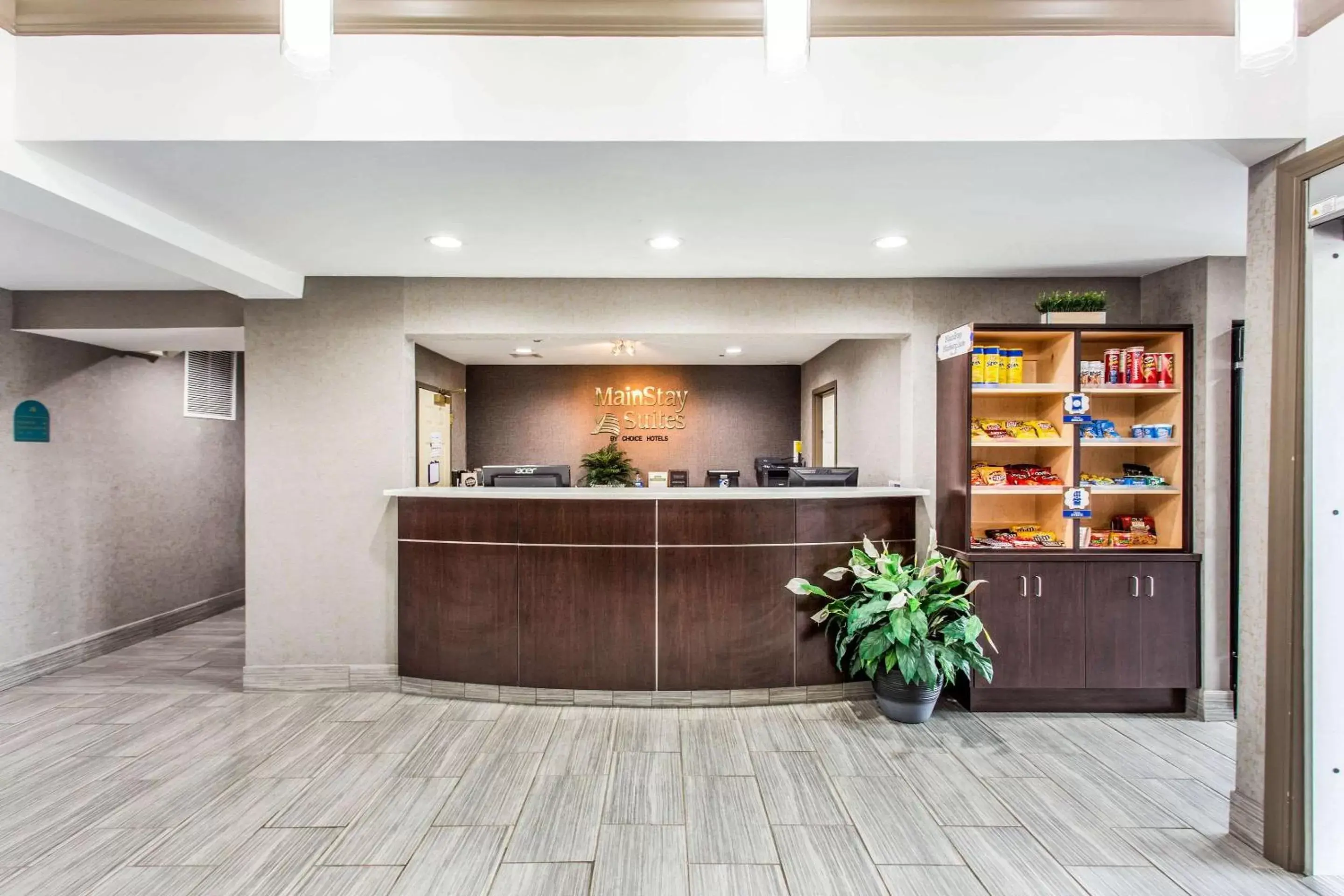 Lobby or reception in MainStay Suites Greenville Airport