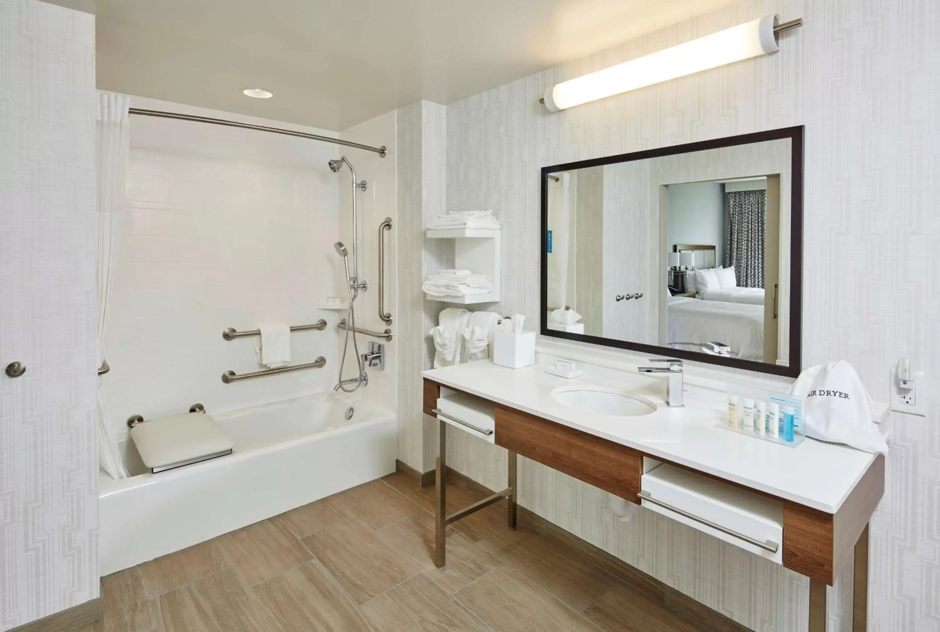 Bathroom in Hampton Inn & Suites Sacramento at CSUS