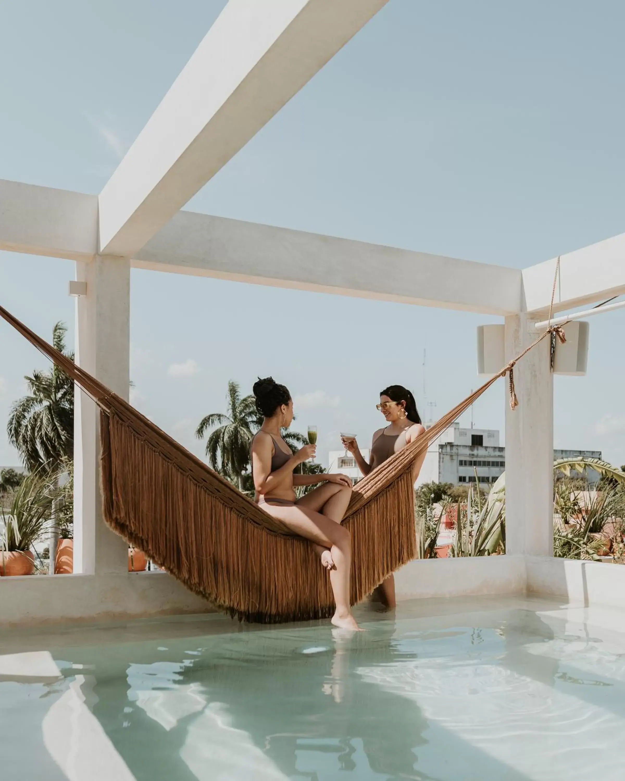 Swimming pool in Hotel Sureño Yucatan