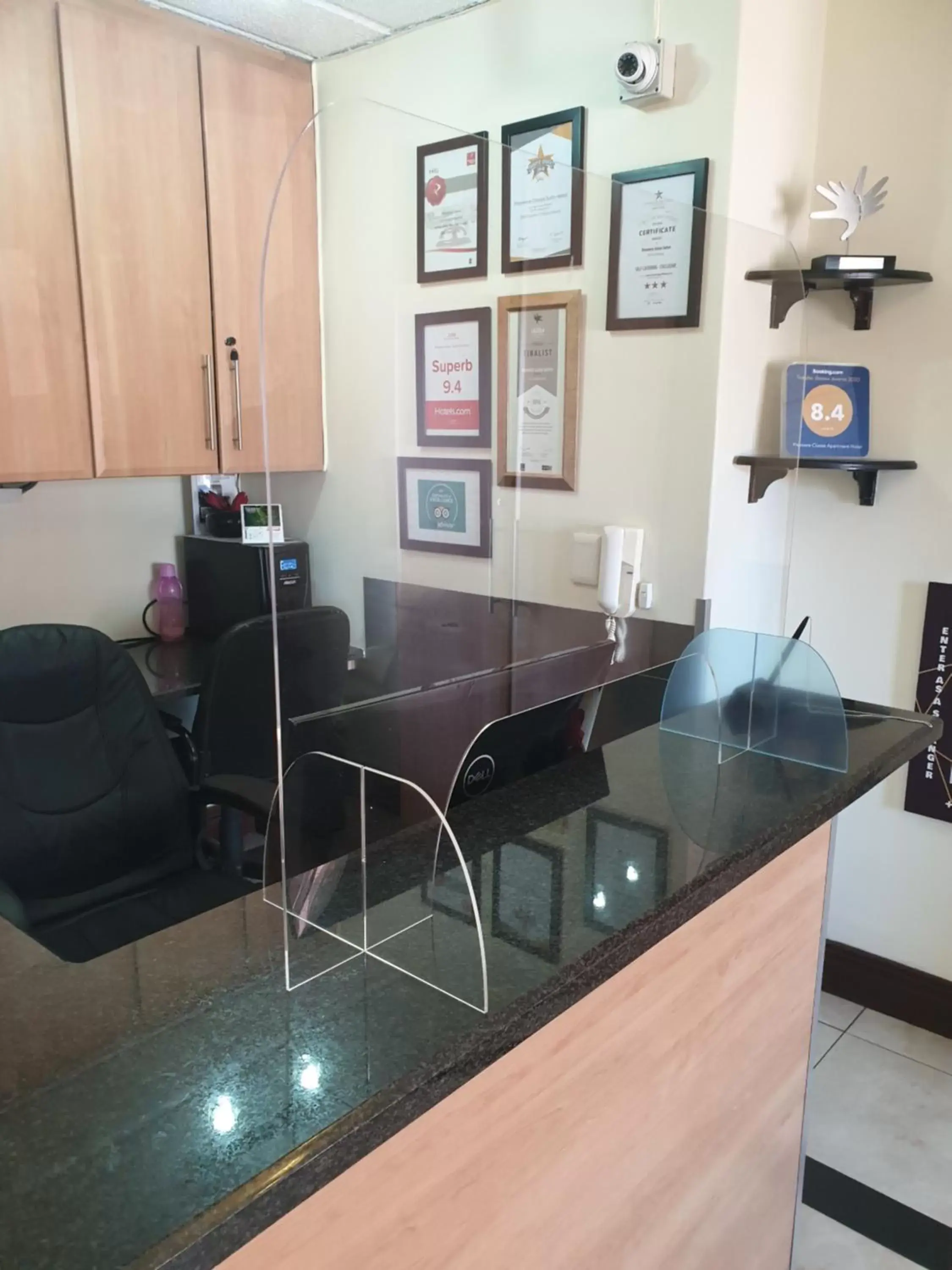 Lobby or reception, Kitchen/Kitchenette in Premiere Classe Apartment Hotel Lobby or reception, Kitchen/Kitchenette in Premiere Classe Apartment Hotel