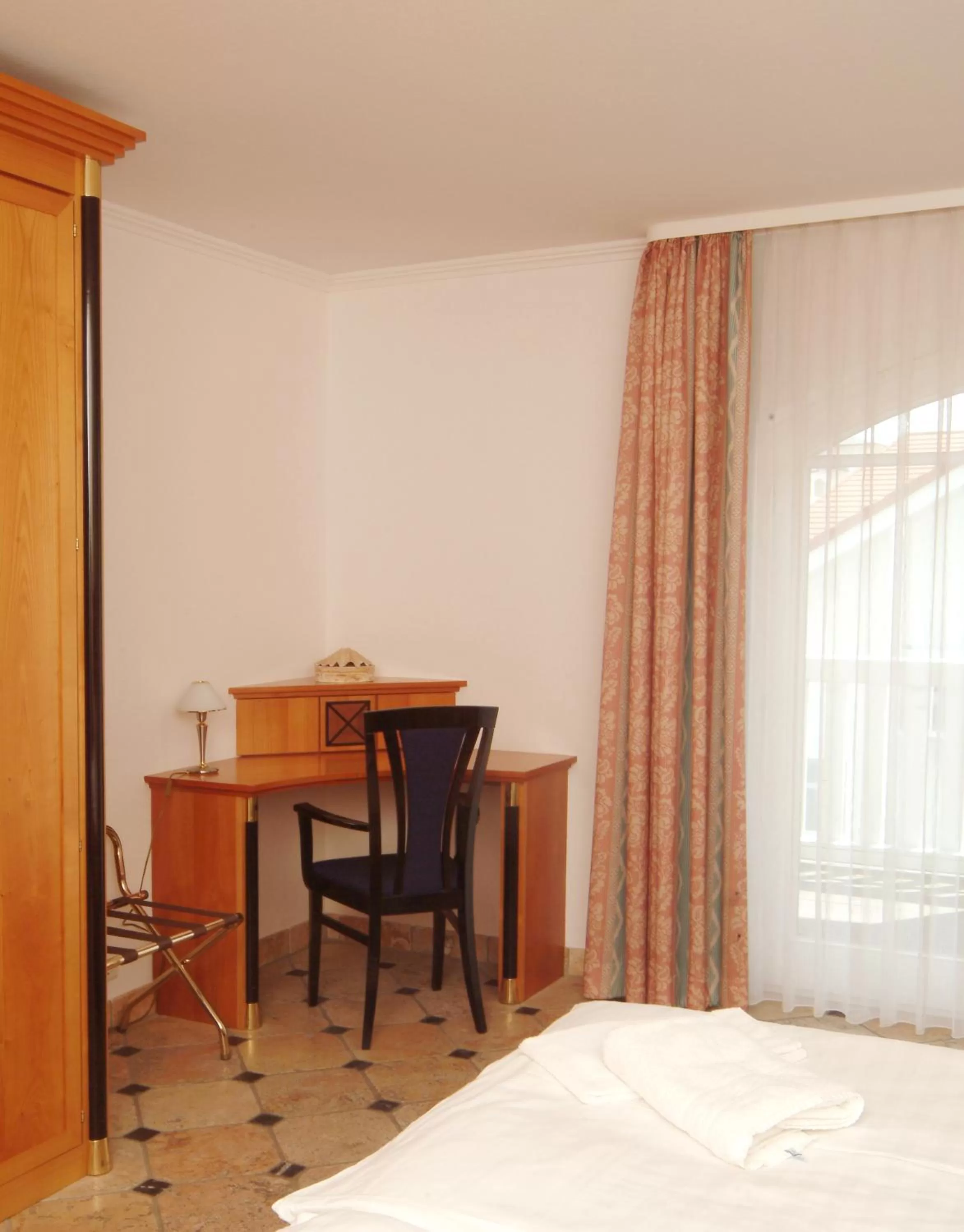 Bedroom, Bed in Strandhaus Belvedere