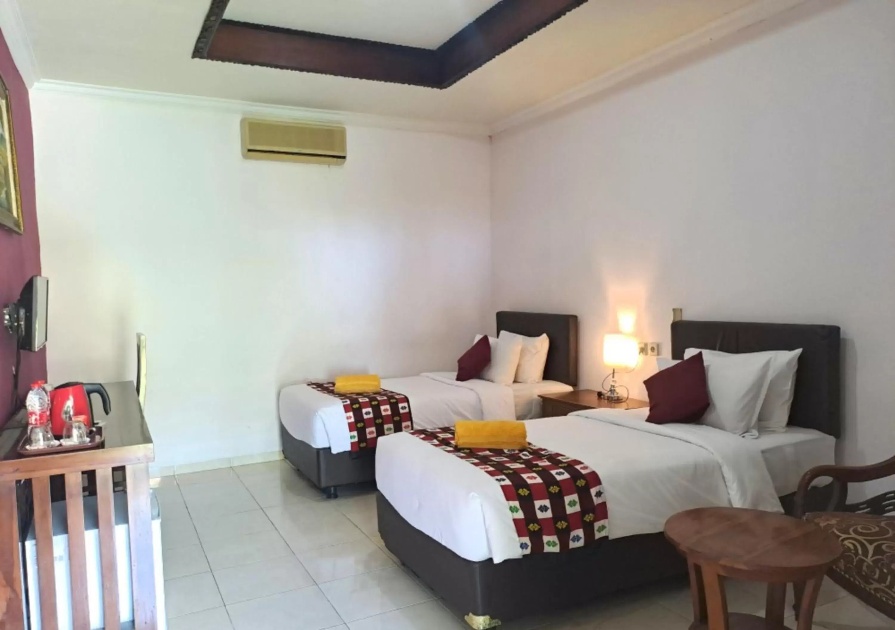 Property building, Bed in Lovina Beach Hotel