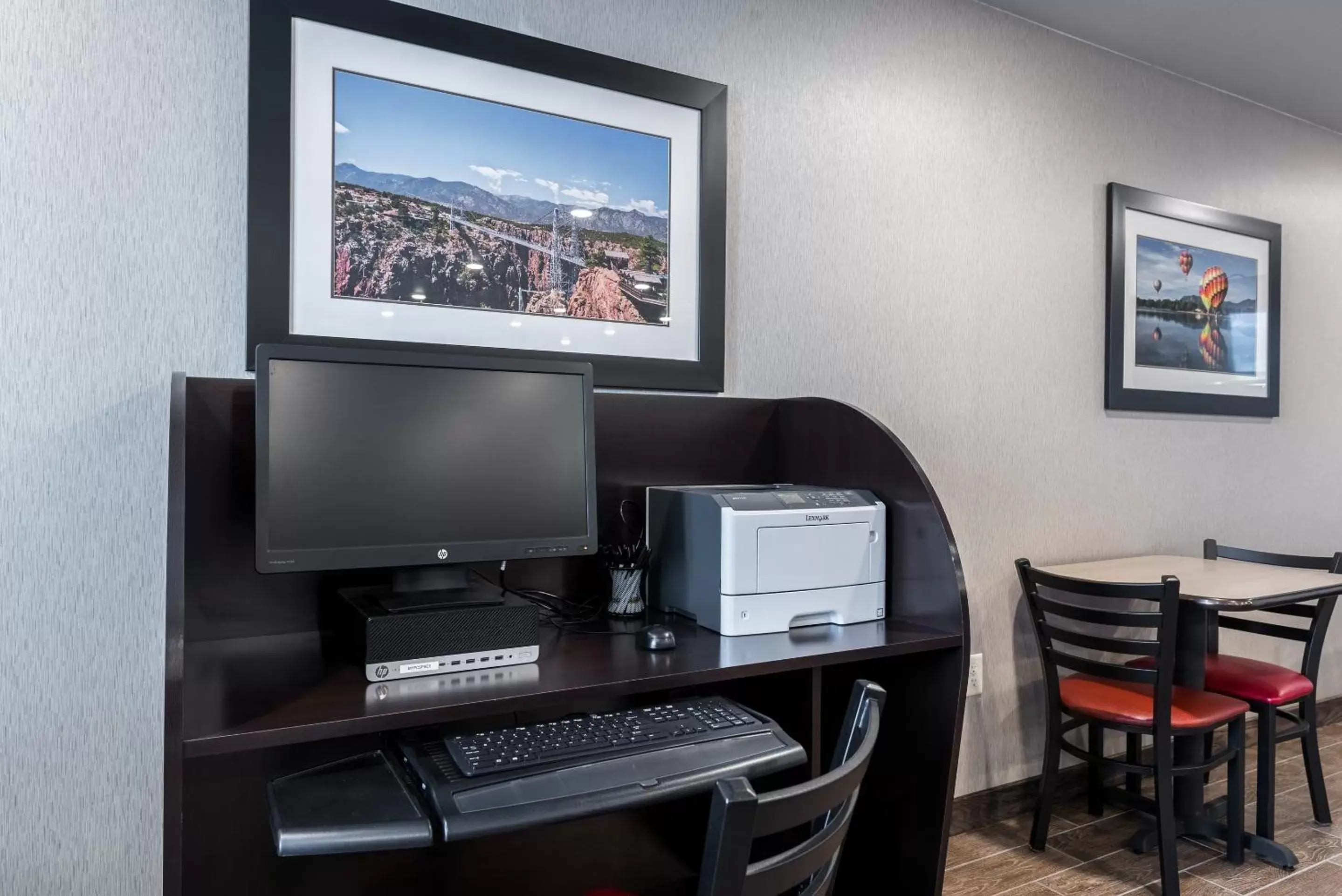 Communal lounge/ TV room, Business Area/Conference Room in My Place Hotel-Colorado Springs,CO