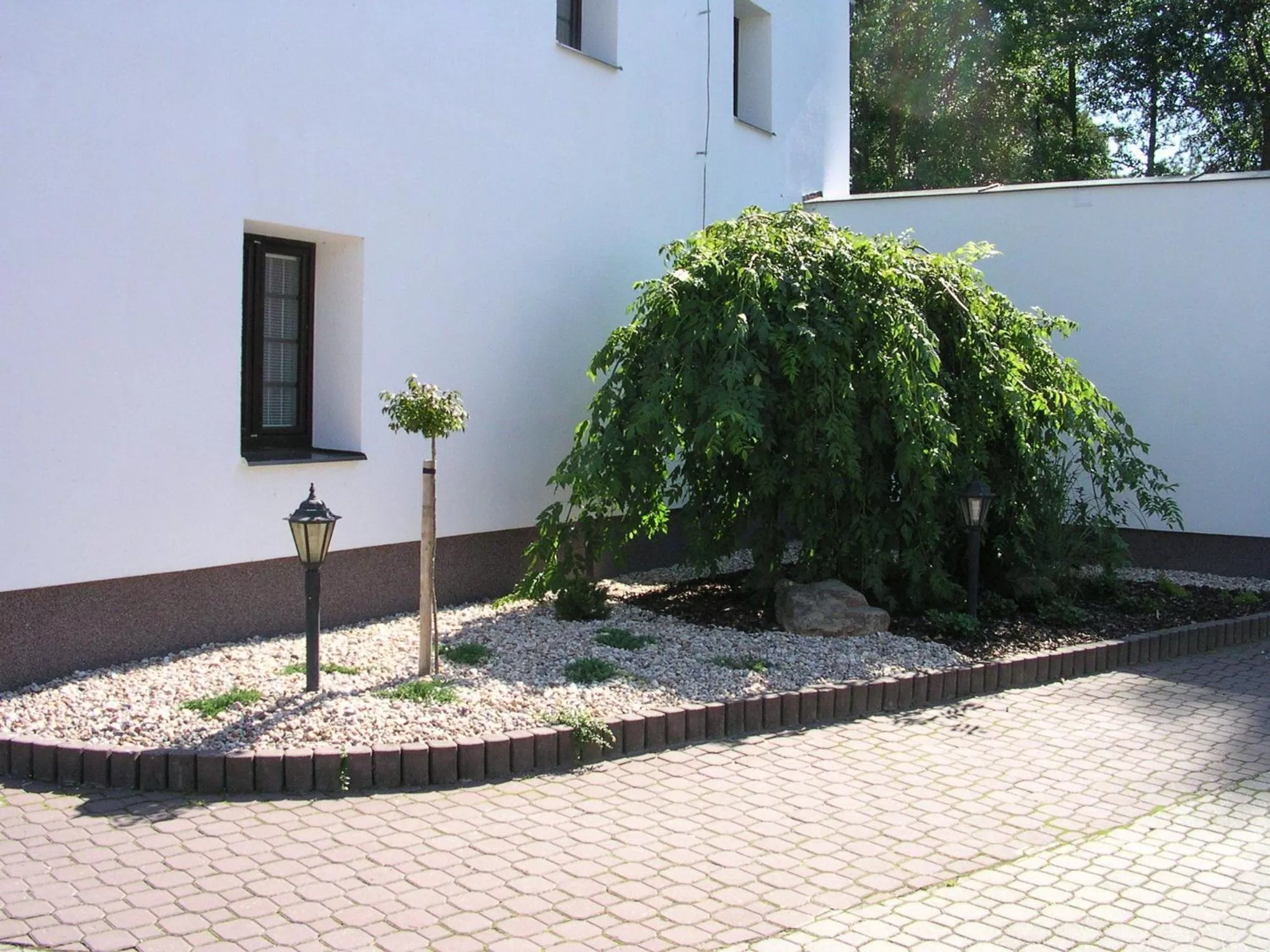 Patio in Hotel a Hostinec Tálský mlýn