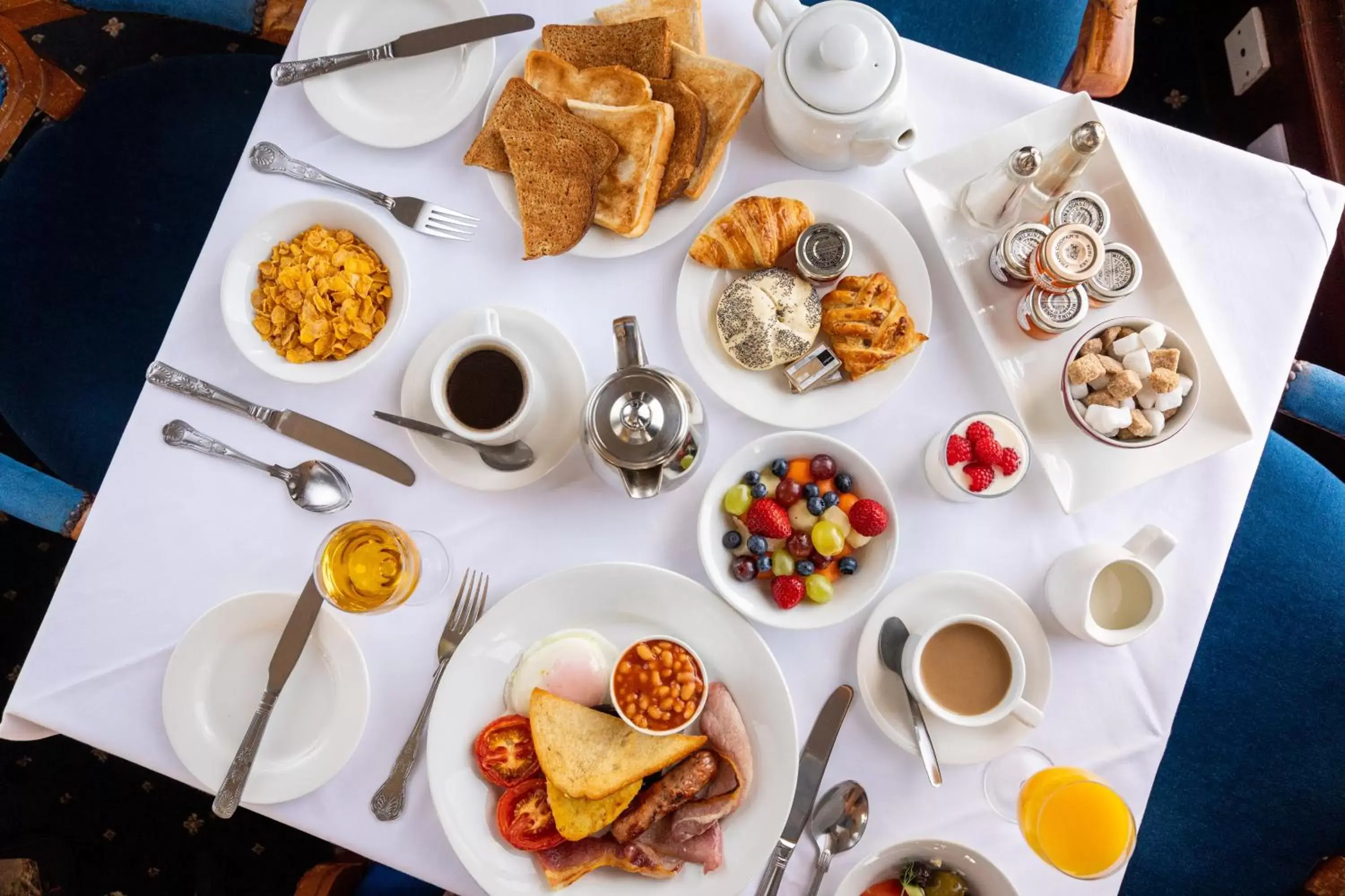 Continental breakfast, Breakfast in Atlantic Hotel Newquay