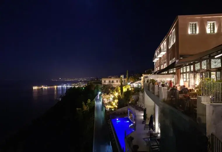 Facade/entrance, Pool View in Hotel Metropole Taormina