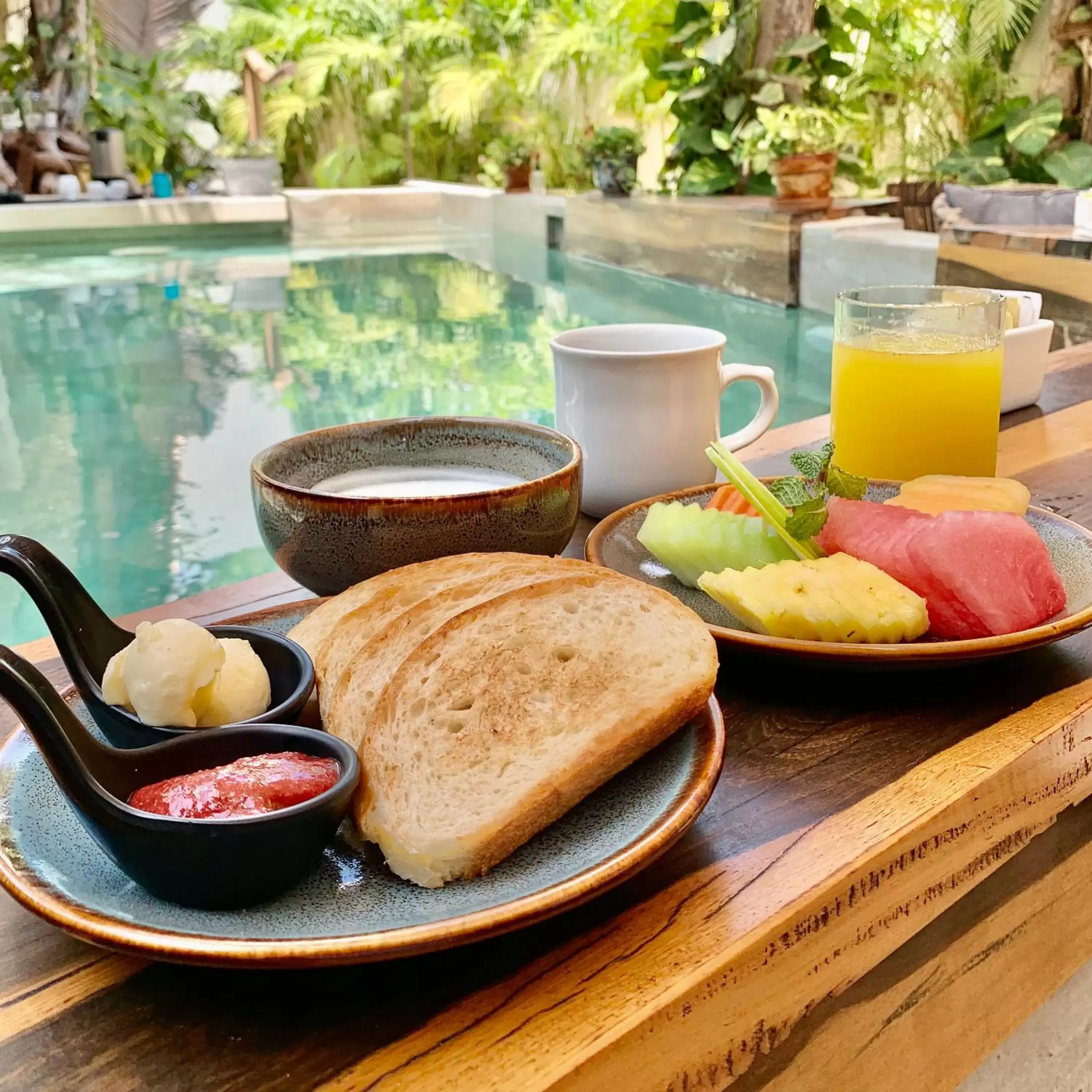 Breakfast in Orchid House Tulum