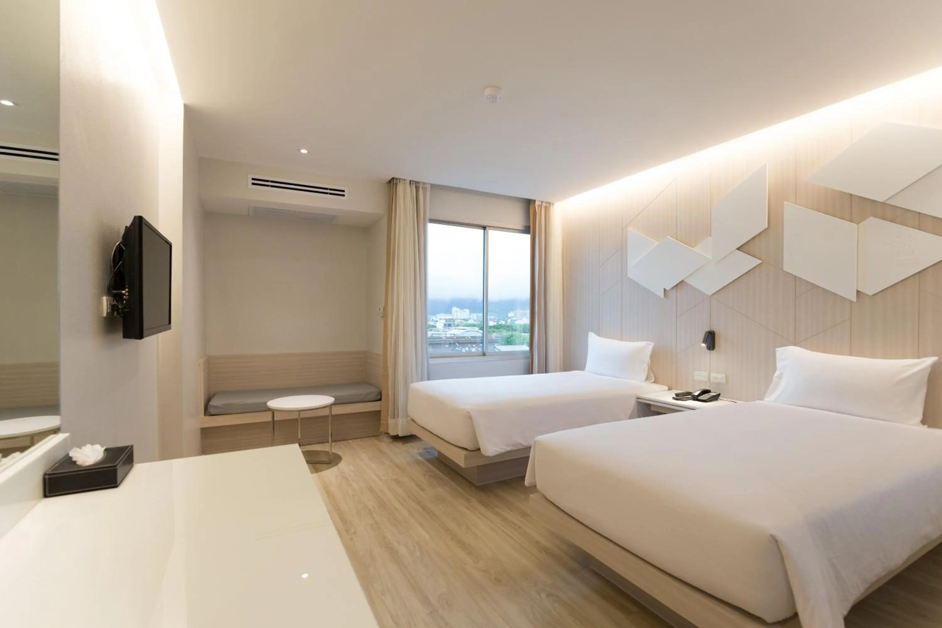 Bed in Crystal Hotel Hat Yai