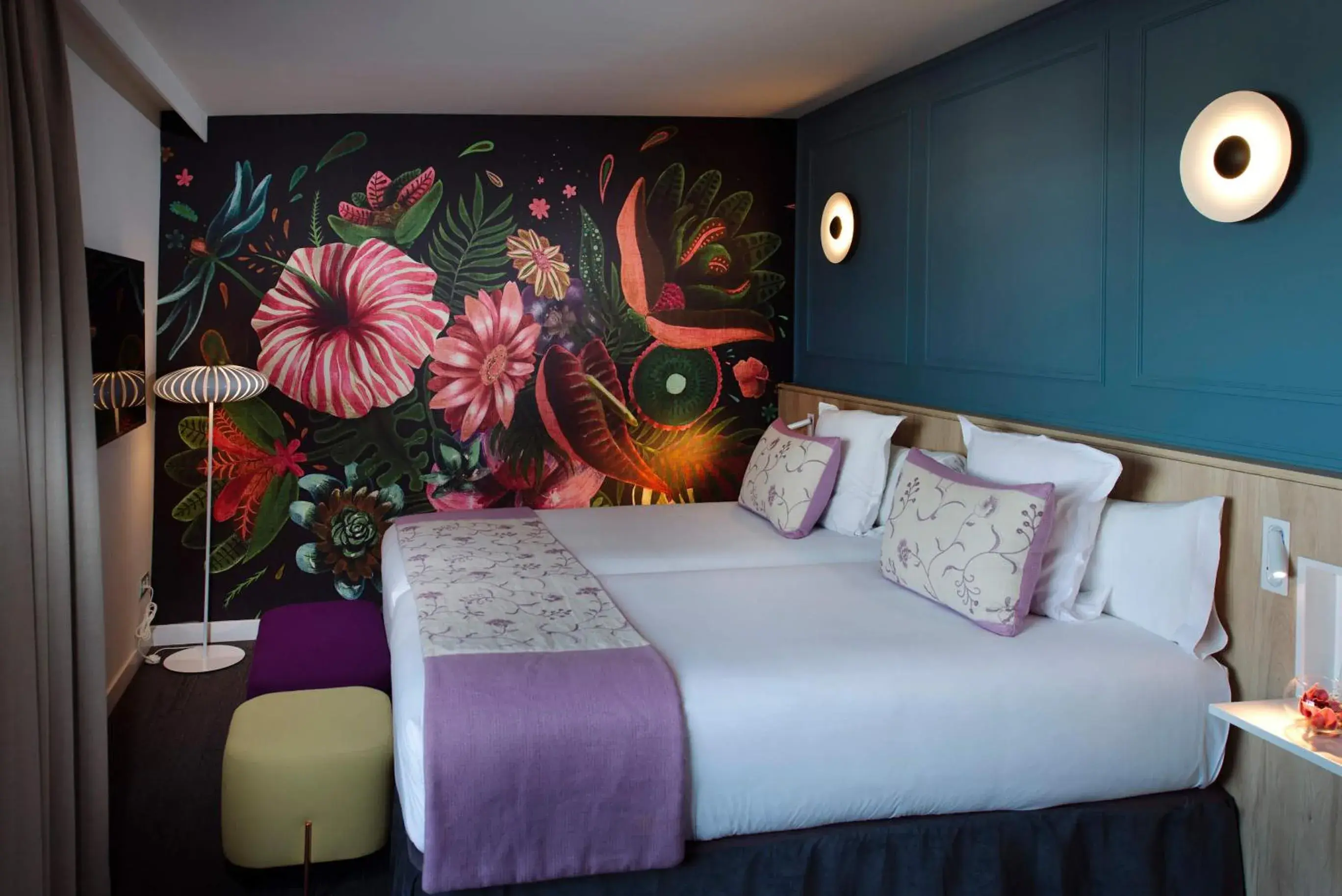 Bed in Hotel Mirador de Chamartín