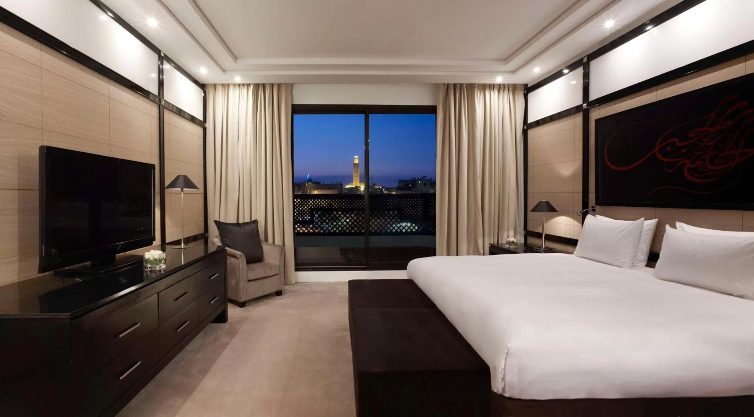 Photo of the whole room, Bed in Hyatt Regency Casablanca