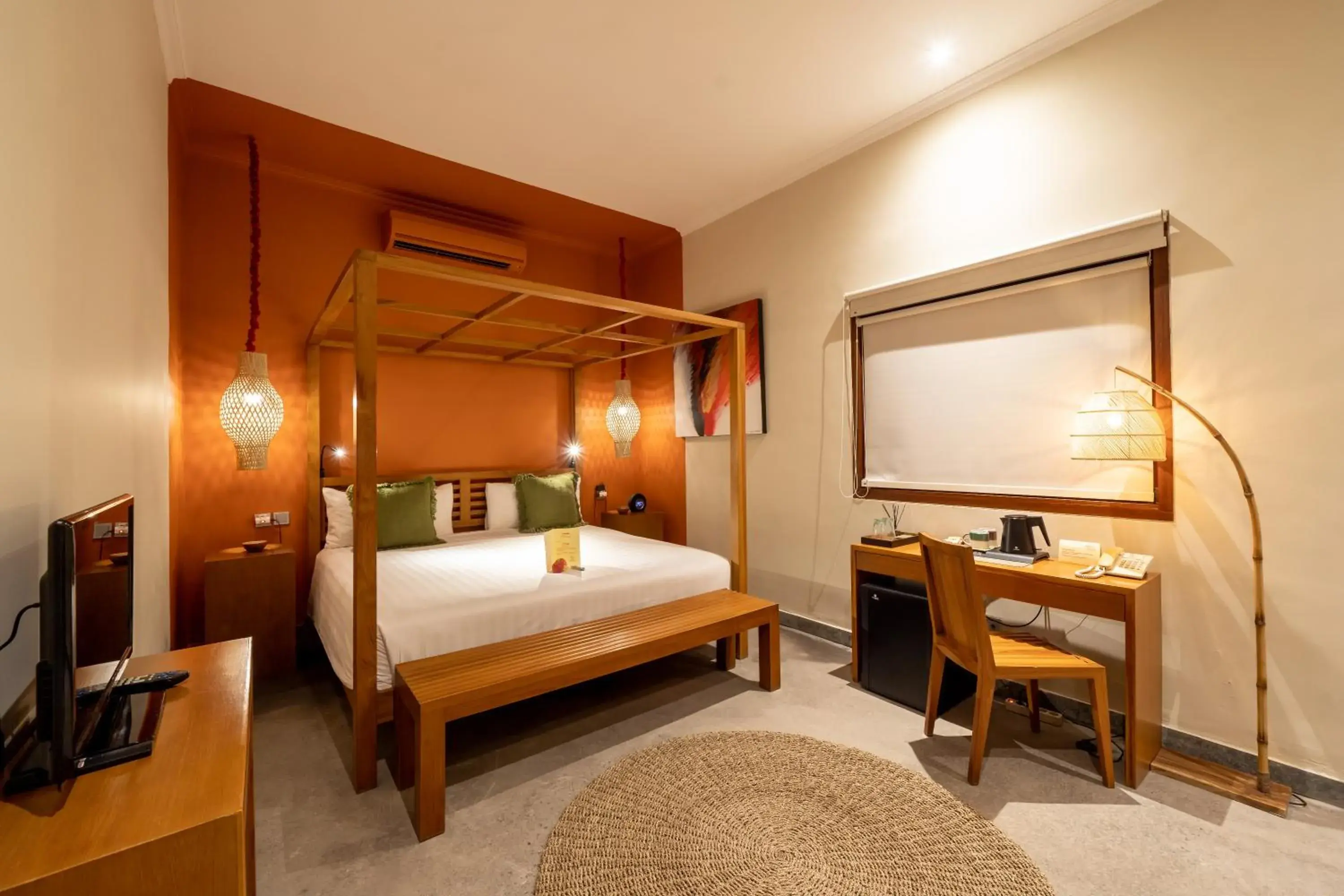 Bedroom, Bed in Rouge - Villas & Spa