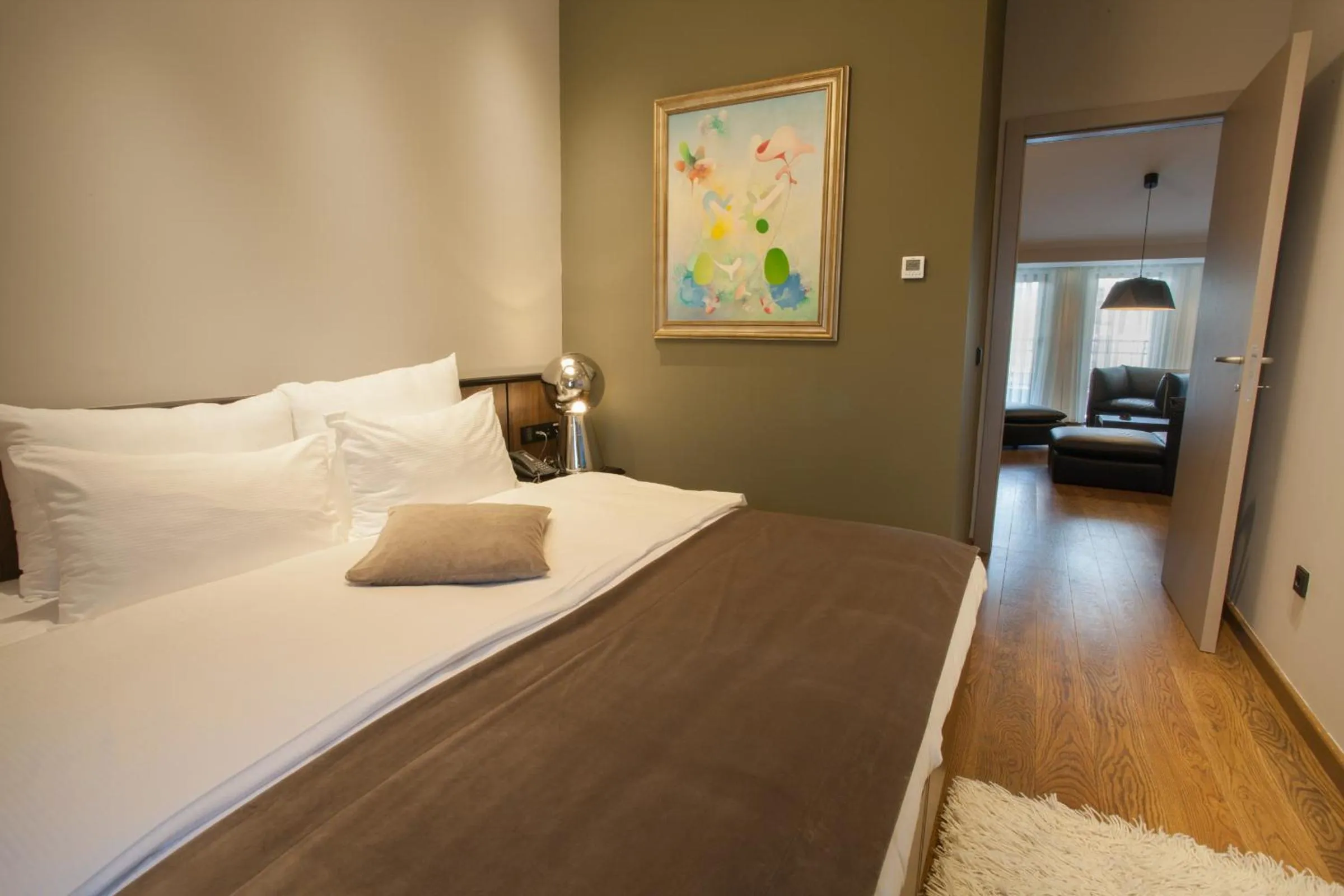 Bed in Solun Hotel & SPA