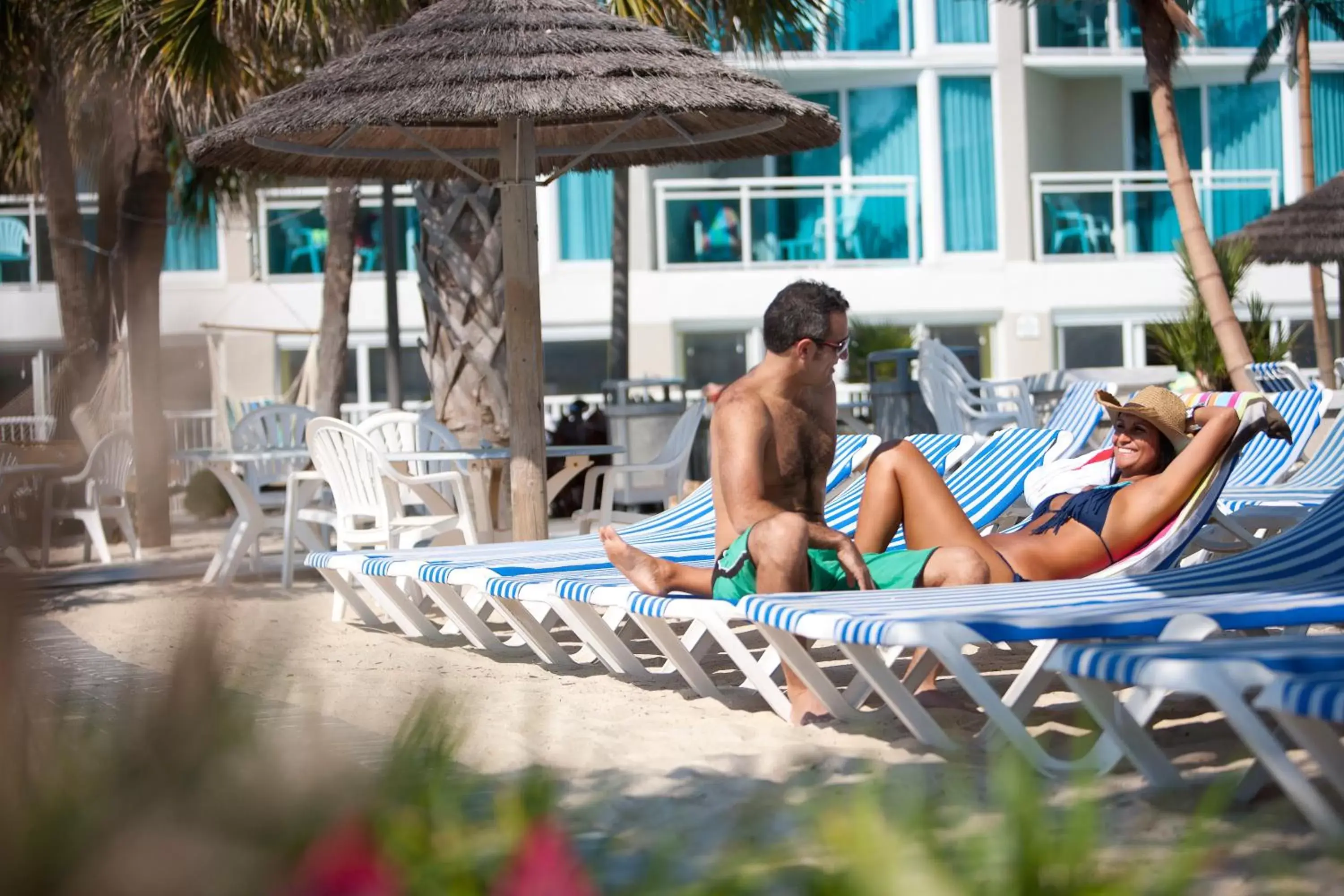 People in Captain's Quarters Resort