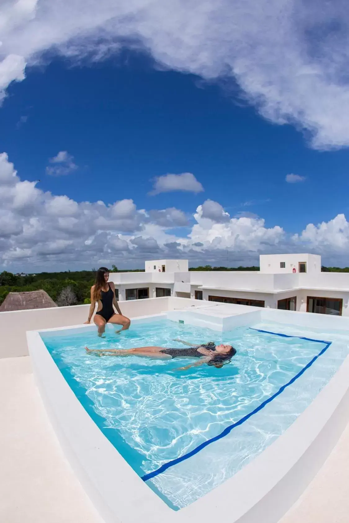 People, Swimming Pool in Intima Resort Tulum Adults Only (Clothing Optional)