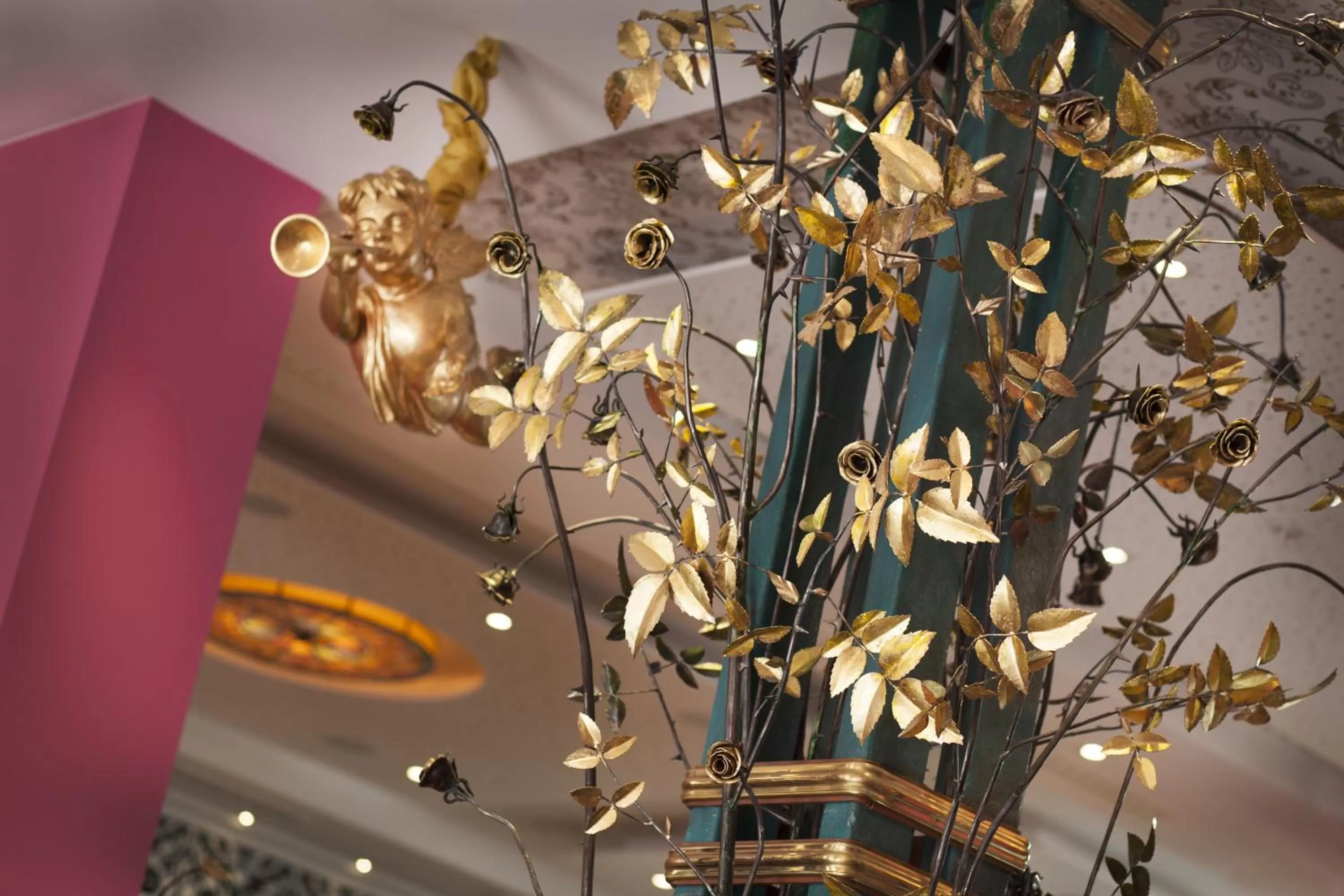 Decorative detail in Dorsia Hotel & Restaurant