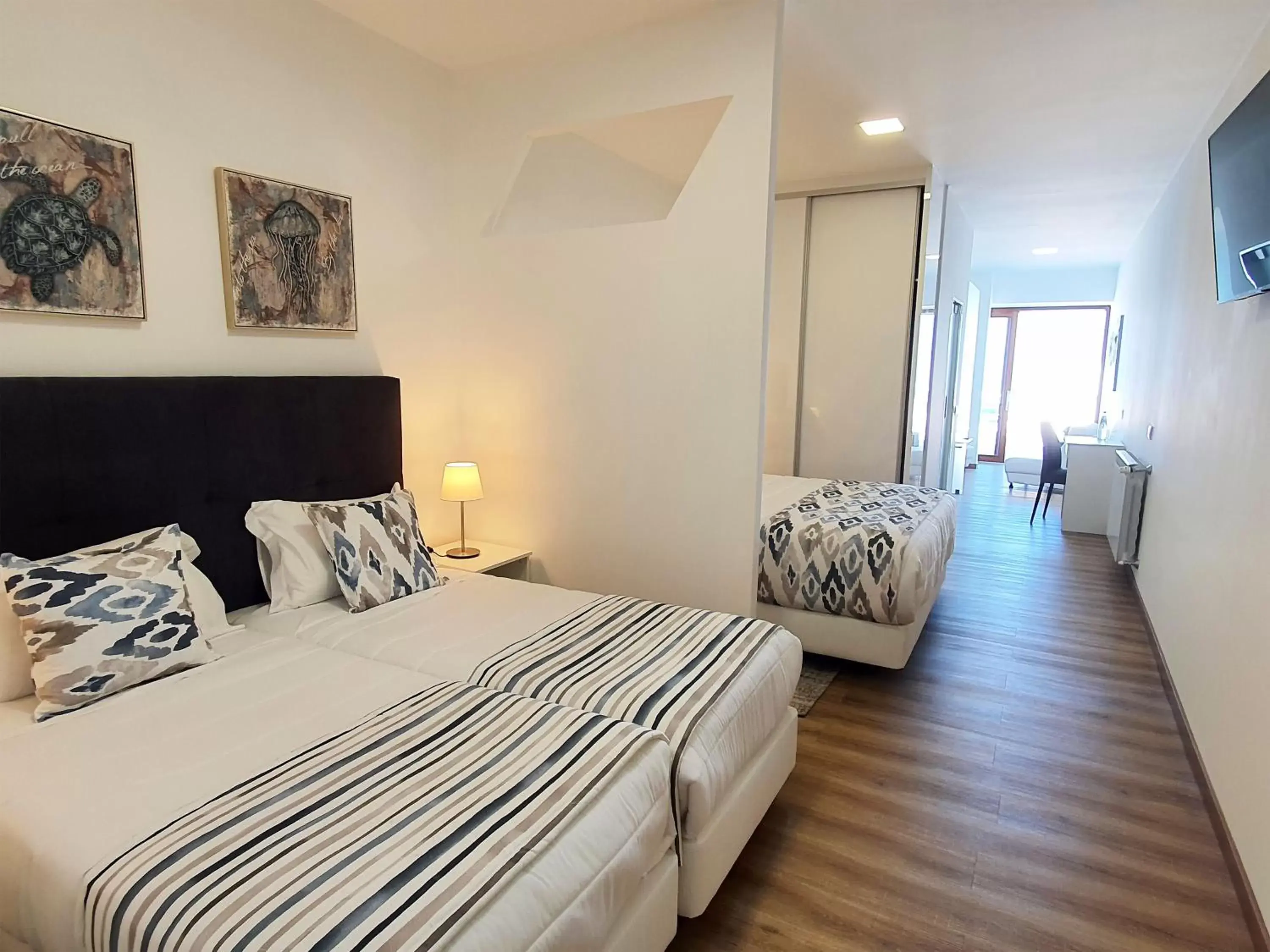 Bedroom, Bed in Miramar Hotel Spa & Apartments Bedroom, Bed in Miramar Hotel Spa & Apartments