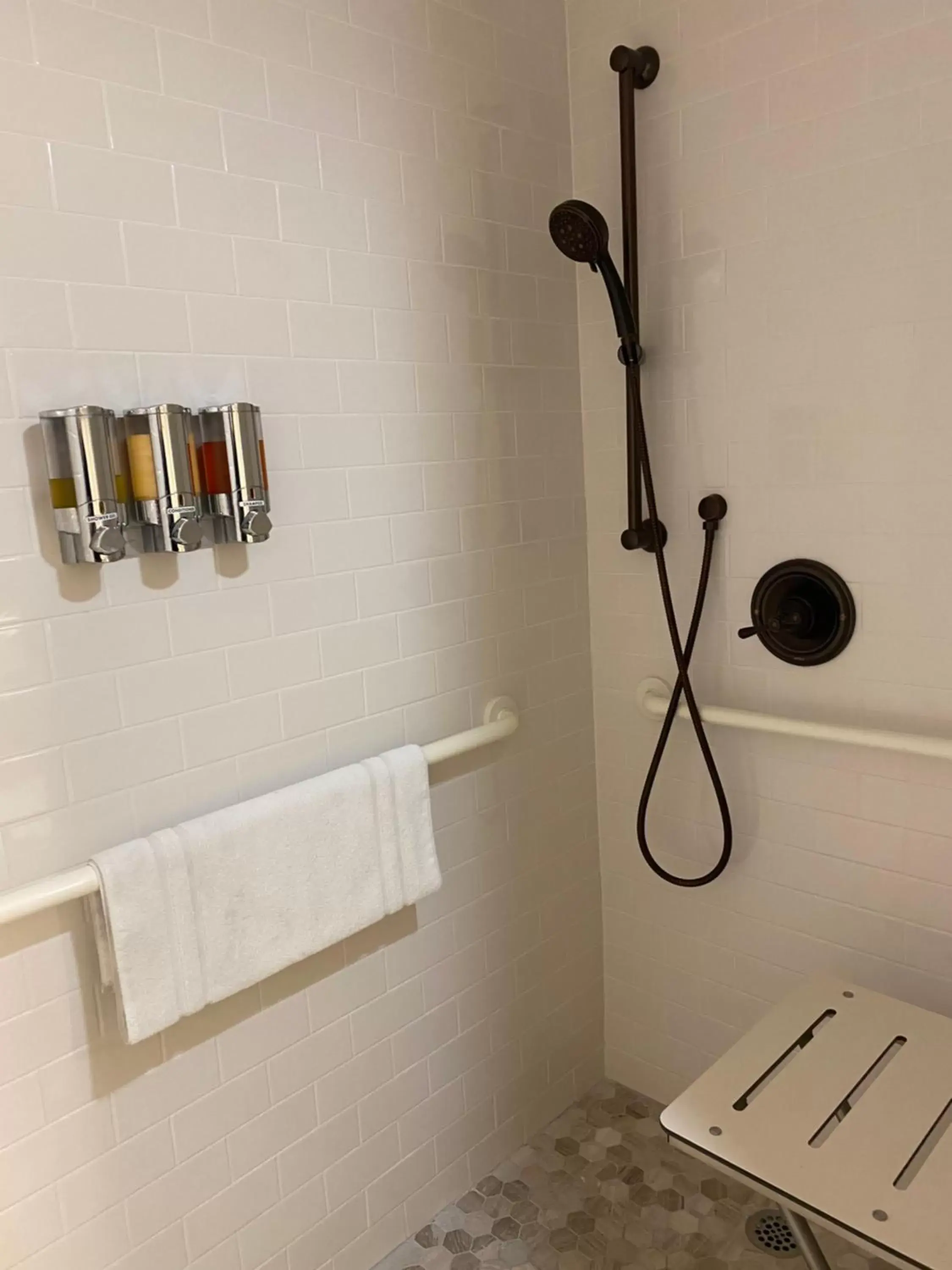 Shower, Bathroom in Hi-Ho: A Hi-Tech Hotel
