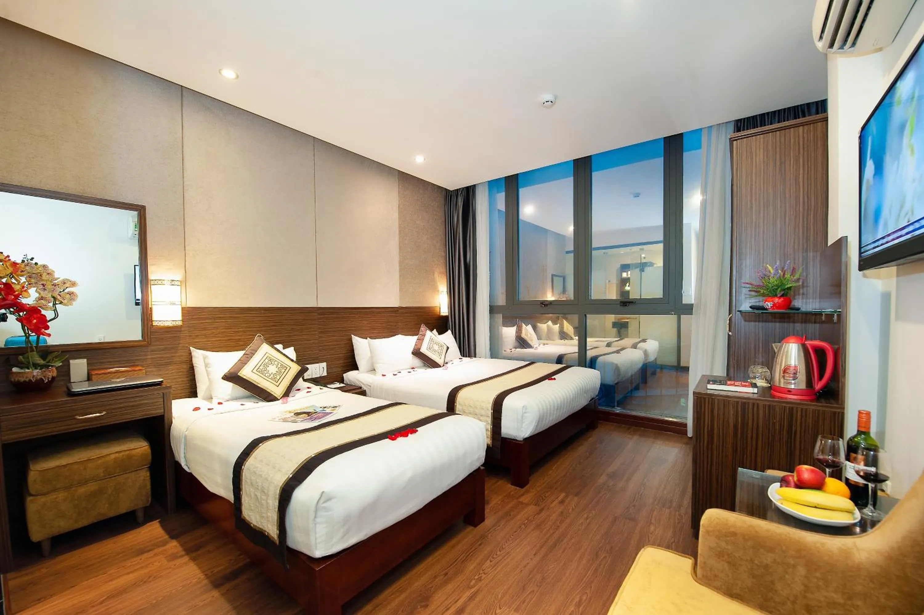 Bed in Saigonciti Hotel