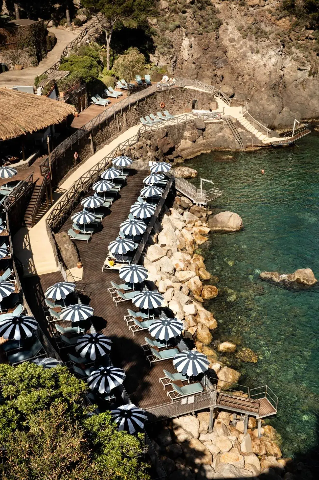 Swimming pool, Bird's-eye View in Mezzatorre Hotel & Thermal Spa