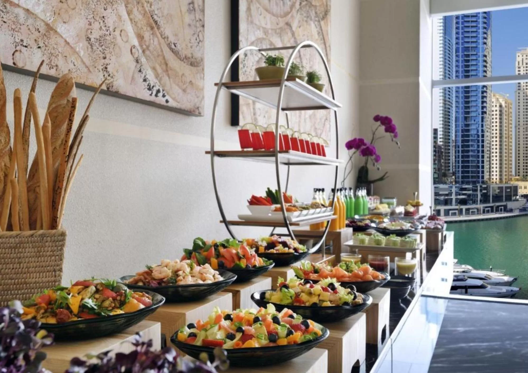 Food and drinks in Emaar Residences Dubai Marina by Qstay - formerly Address Dubai Marina