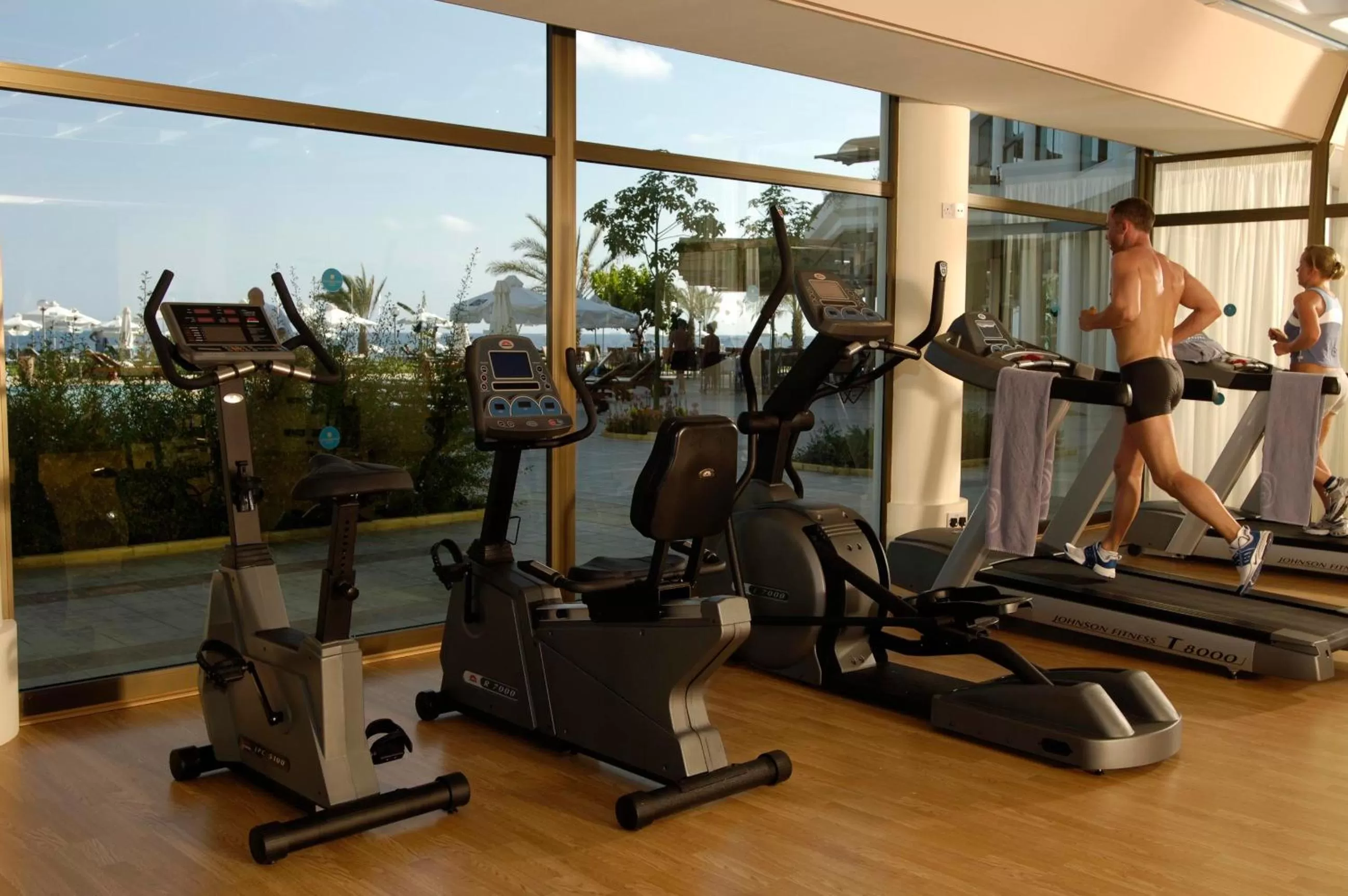 Fitness centre/facilities in Constantinou Bros Athena Royal Beach Hotel