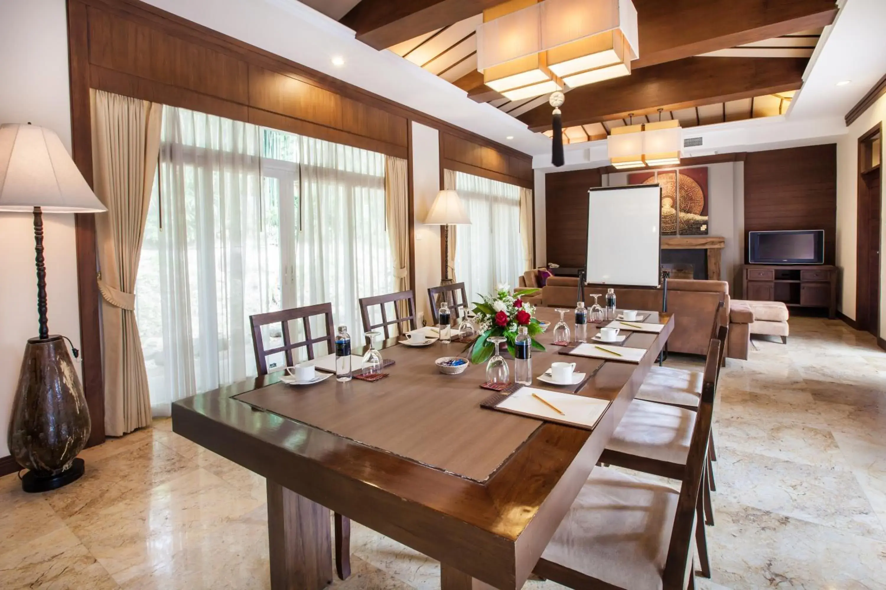 Dining area, Business Area/Conference Room in Sibsan Resort & Spa Maetaeng SHA