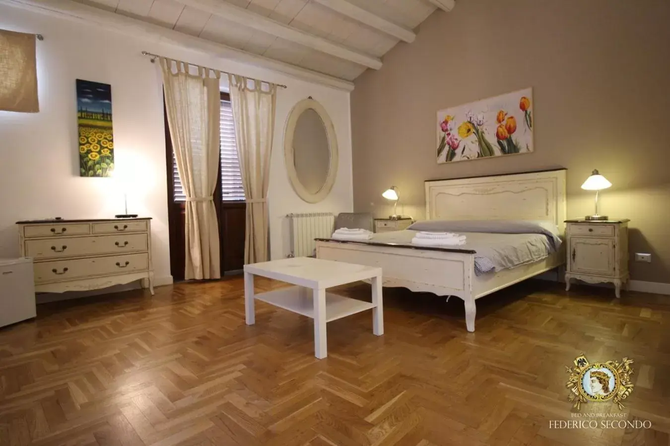 Bed in Federico Secondo B&B