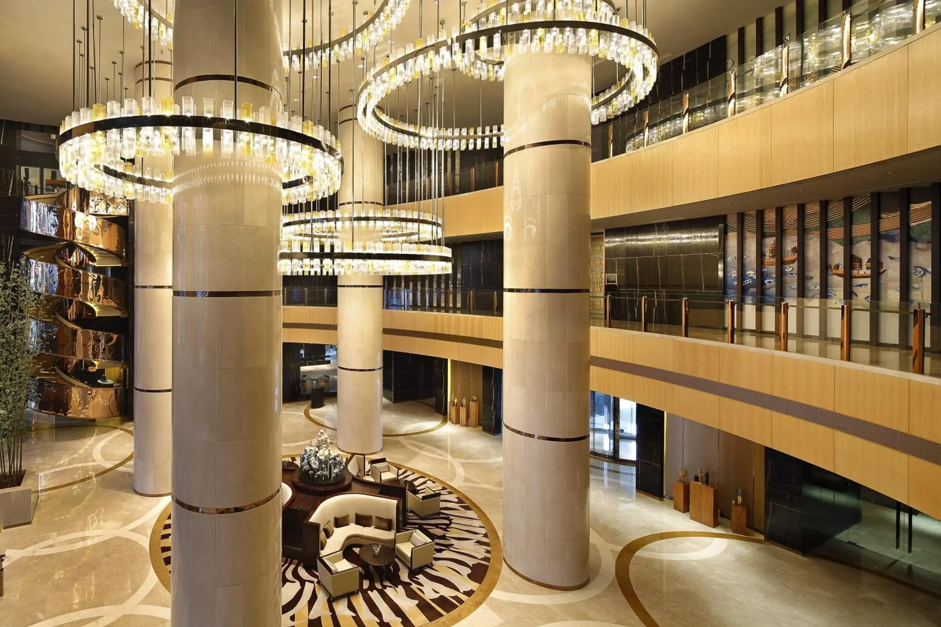 Lobby or reception in InterContinental Ningbo, an IHG Hotel