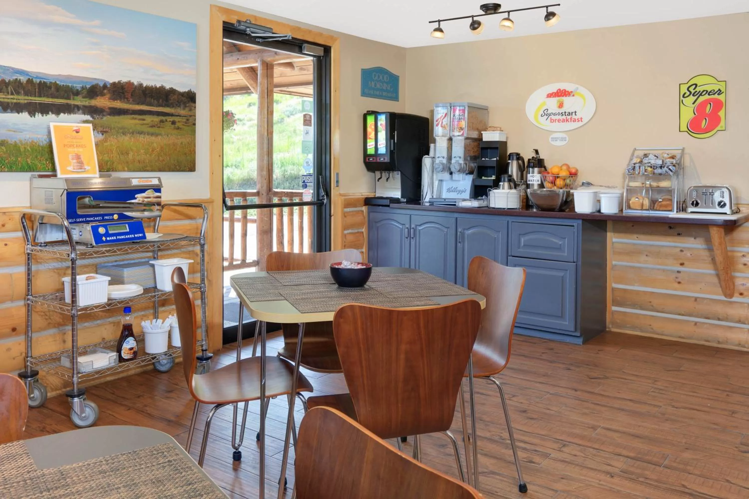 Continental breakfast in Super 8 by Wyndham Cody