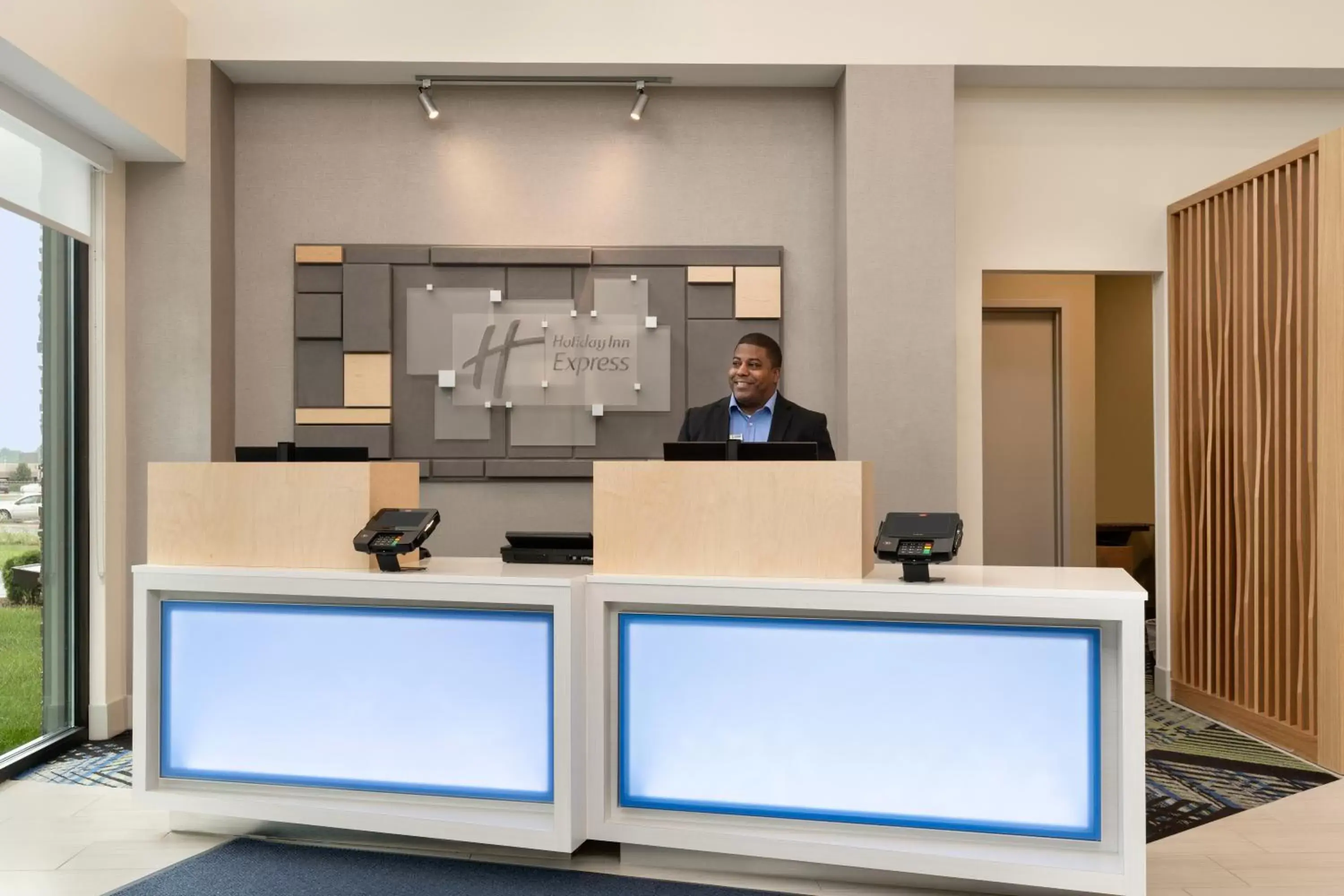 Lobby or reception in Holiday Inn Express - Plattsburgh by IHG Lobby or reception in Holiday Inn Express - Plattsburgh by IHG